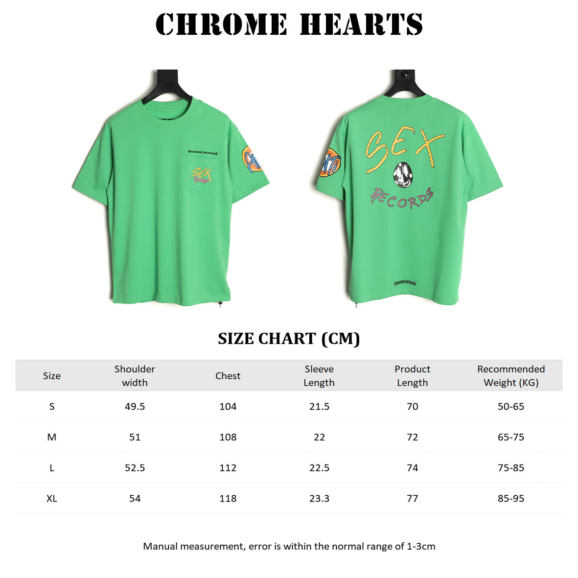 Ch*0me He**ts short-sleeved t-shirt