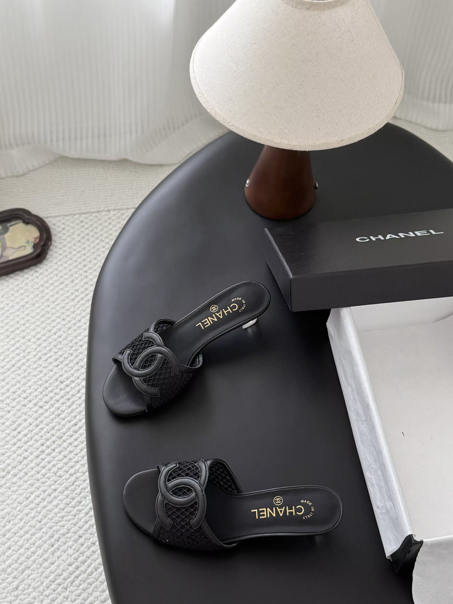 UA Chanel Sandals 4.5cm Heel