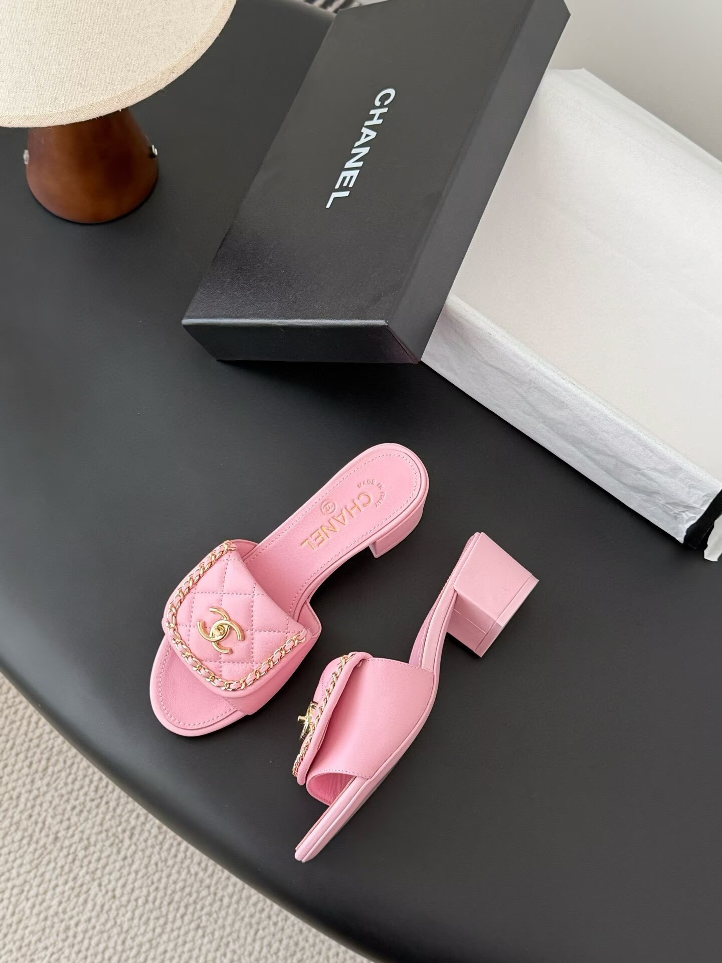 UA Chanel Slippers