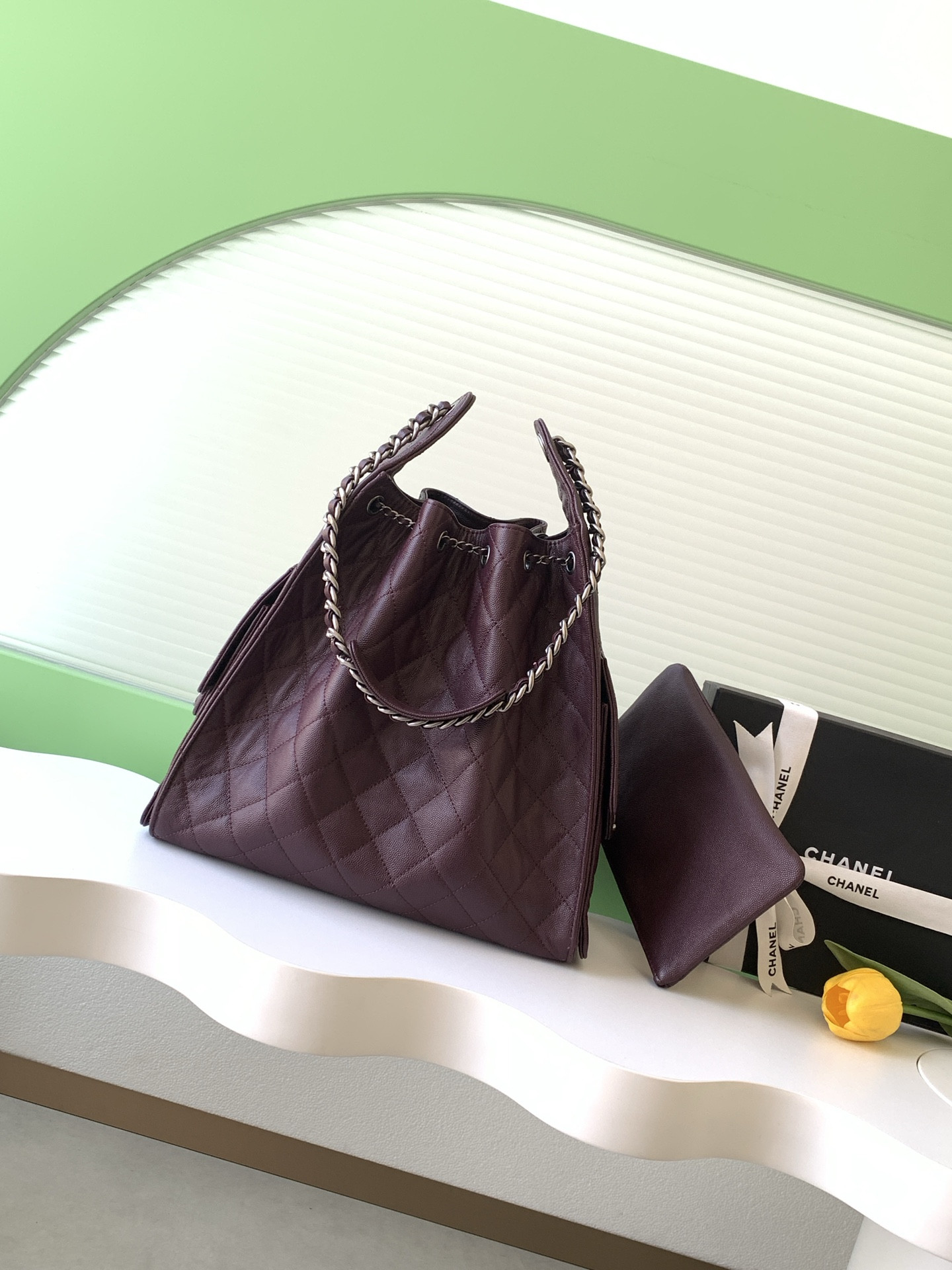 CHANEL 25C Bucket BAG 40x30x15cm