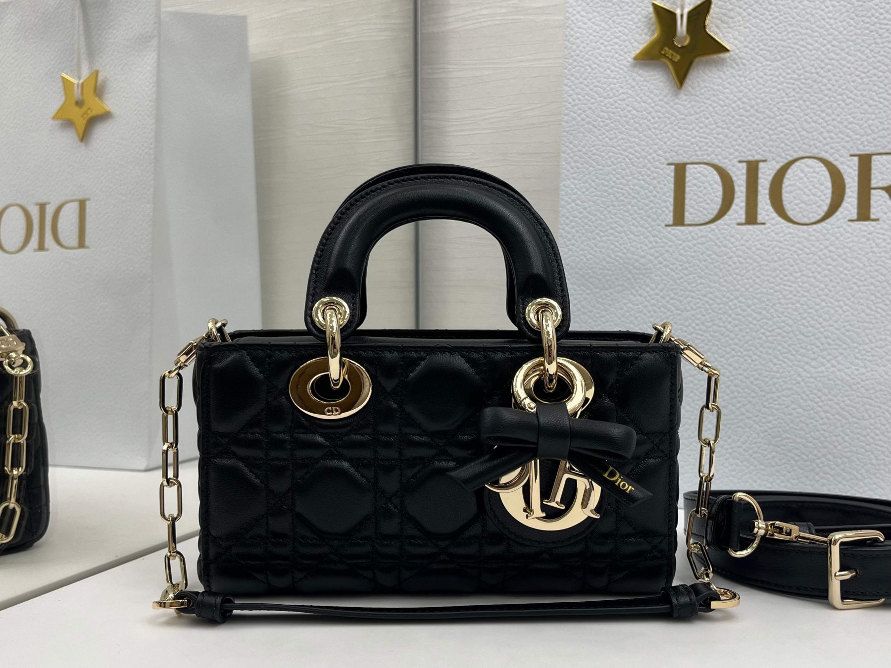 Dior Mini Lady D-Joy Bag 19x10.5x5.5cm