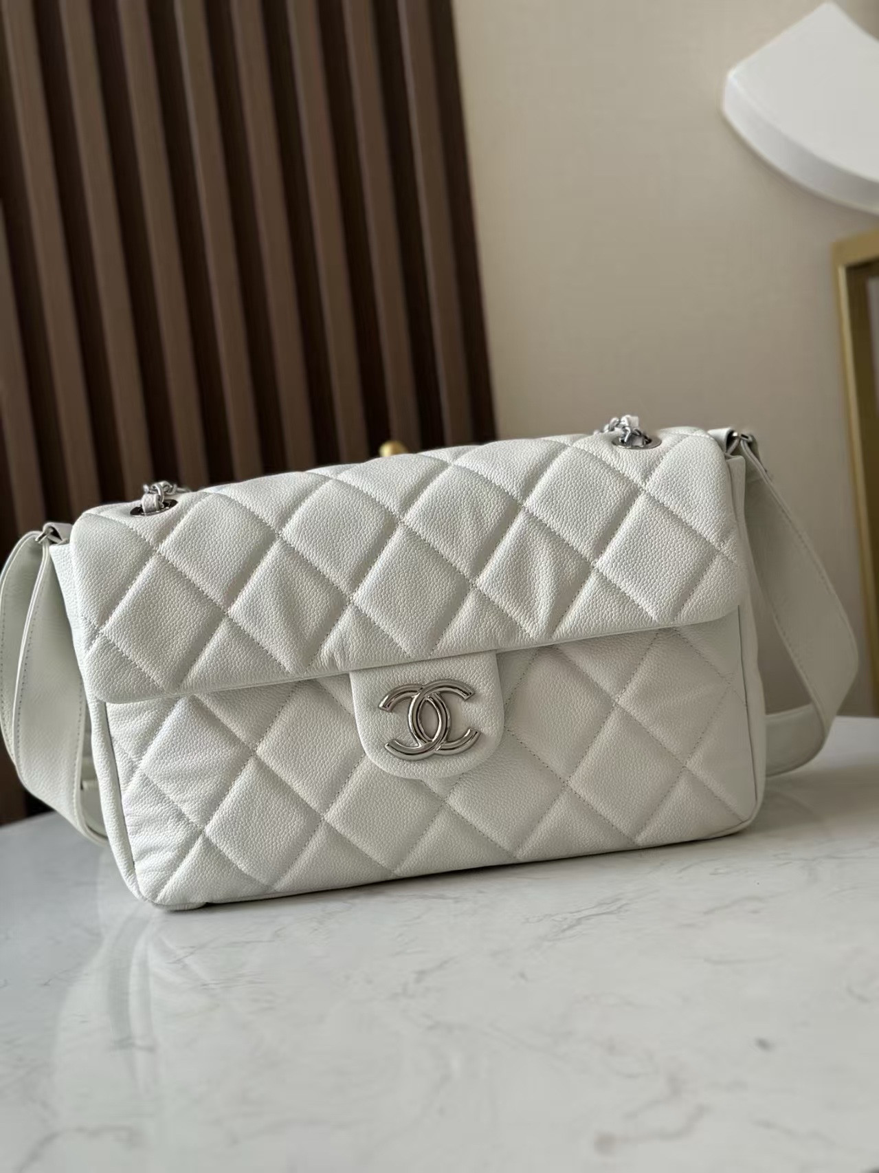 Ch**el Flap Bag AS3372 34x22x10cm