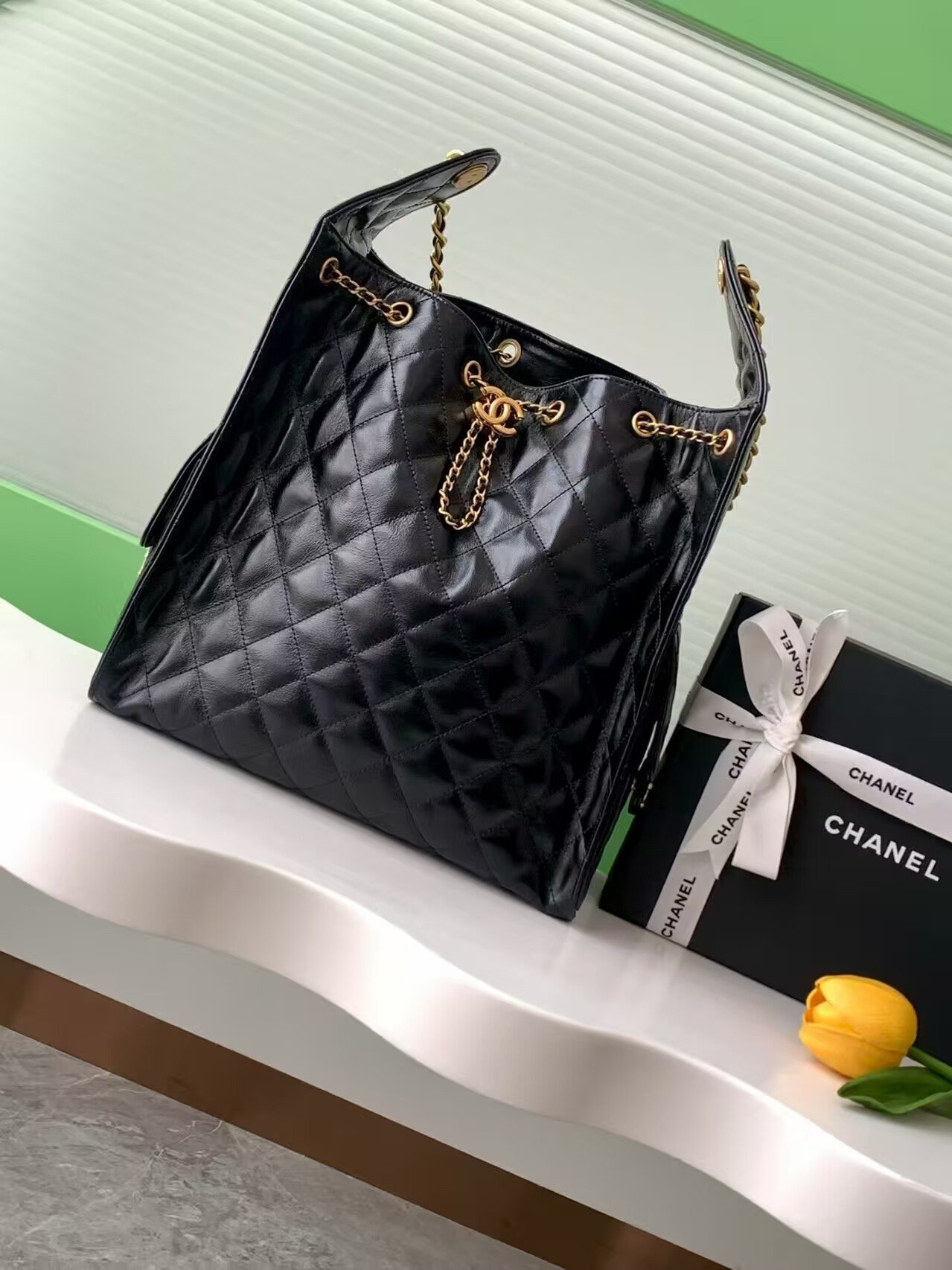 Ch**el 25C Bucket BAG 40x30x15cm