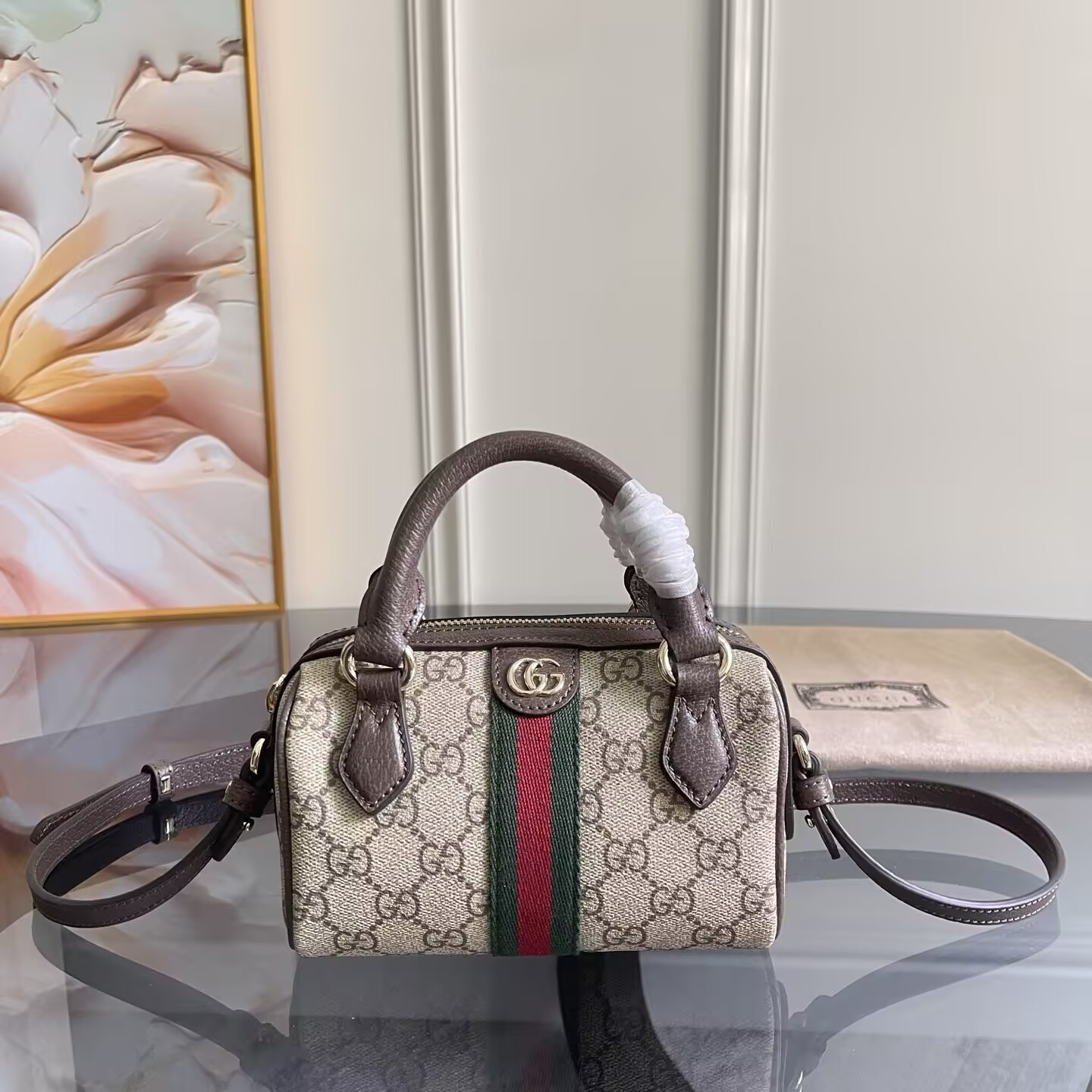 Gvc*1 ophidia mini boston bag 16x10x9cm