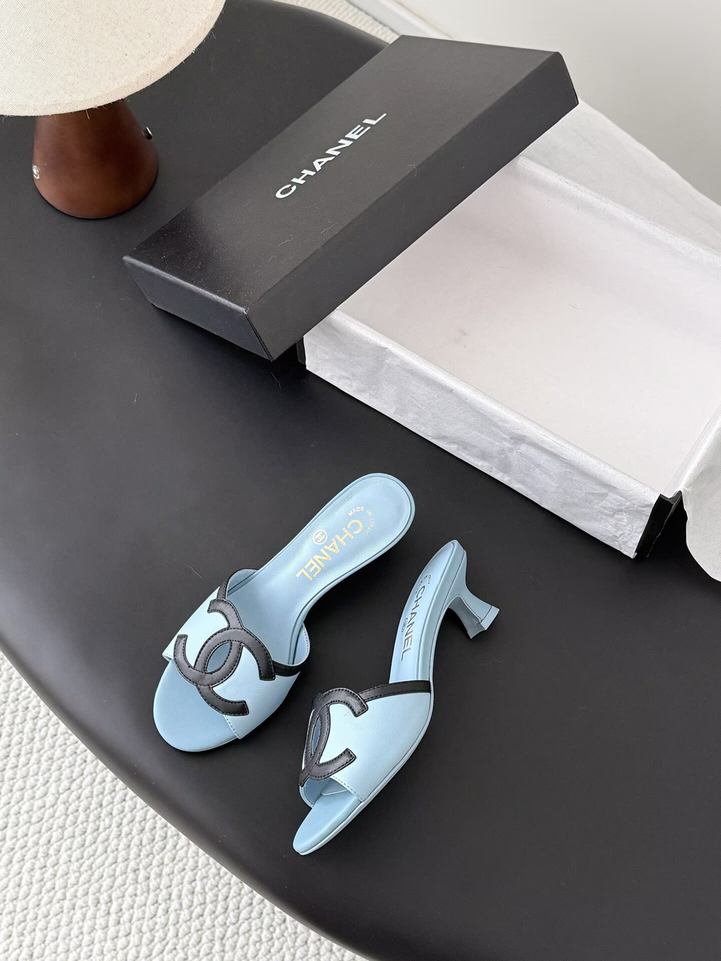 UA Chanel Sandals 4.5cm Heel