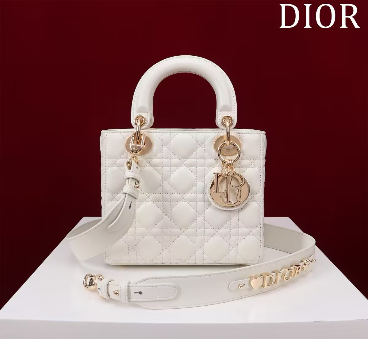 Small Lady Dior My ABCDior Bag 20 x 17 x 8 cm