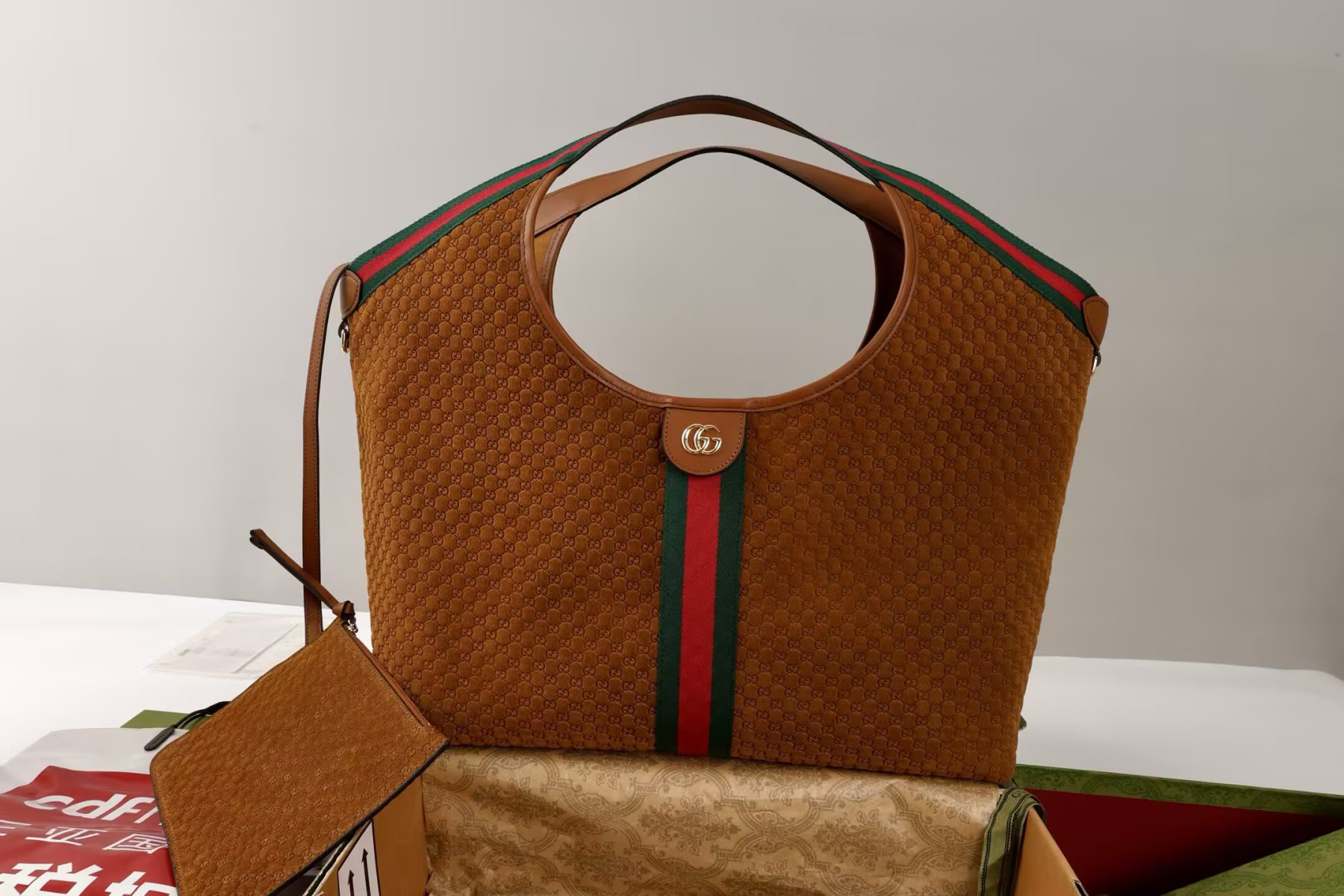 Gvc*1 giglio large tote bag 60x47x16cm