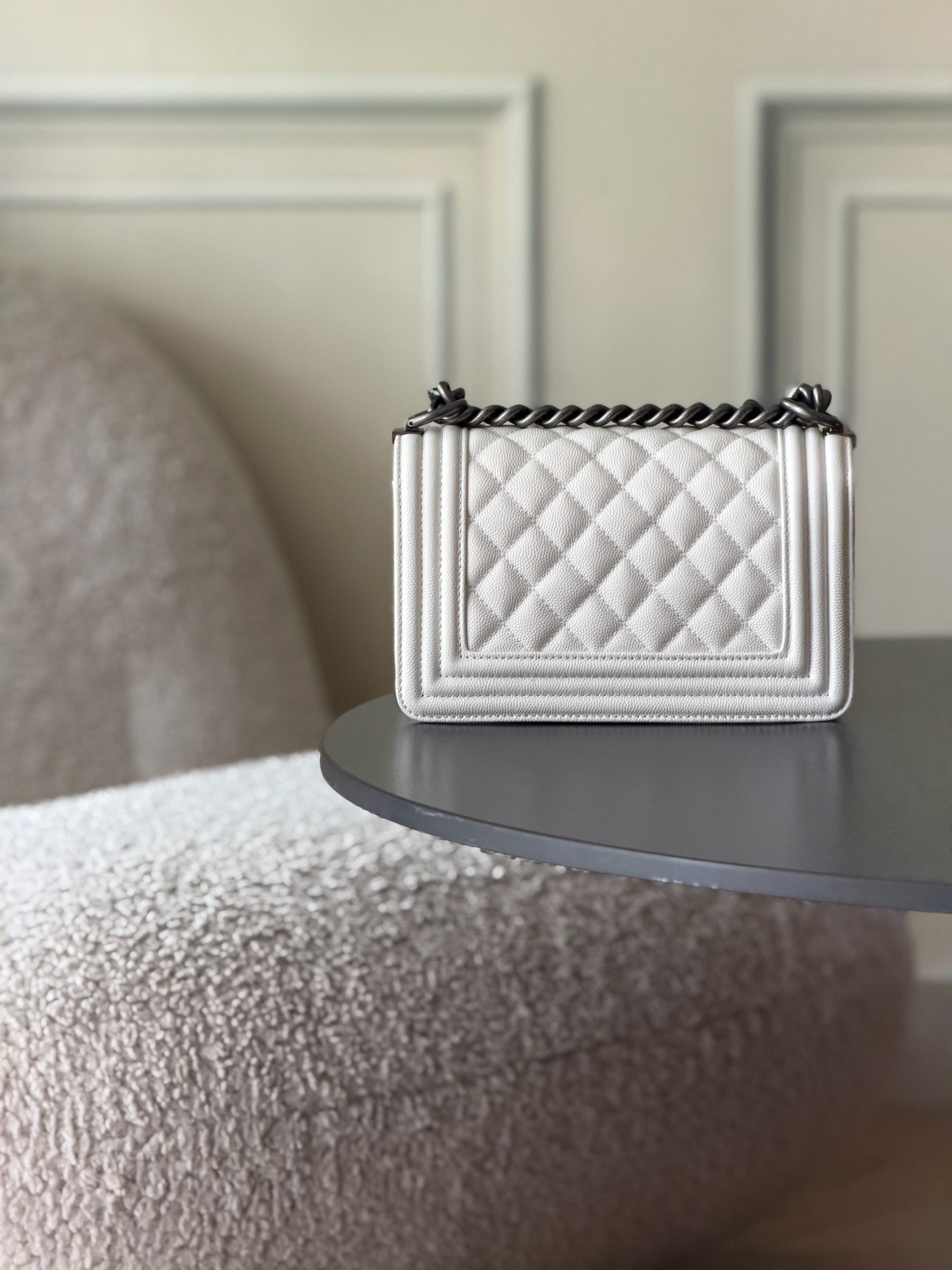Chanel Boy Handbag 12x20x7cm
