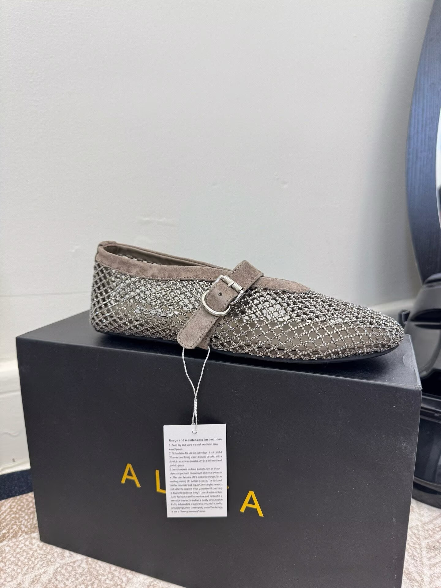 UA A1a1a BALLET FLATS IN FISHNET