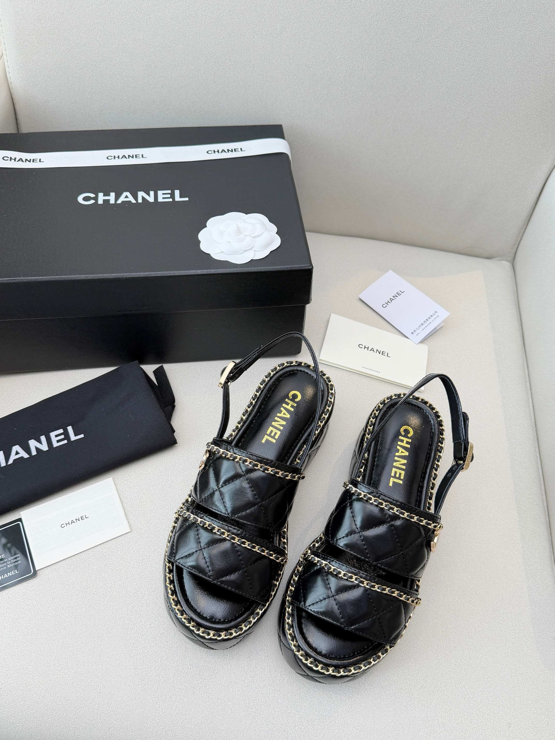 UA Chanel Sandals