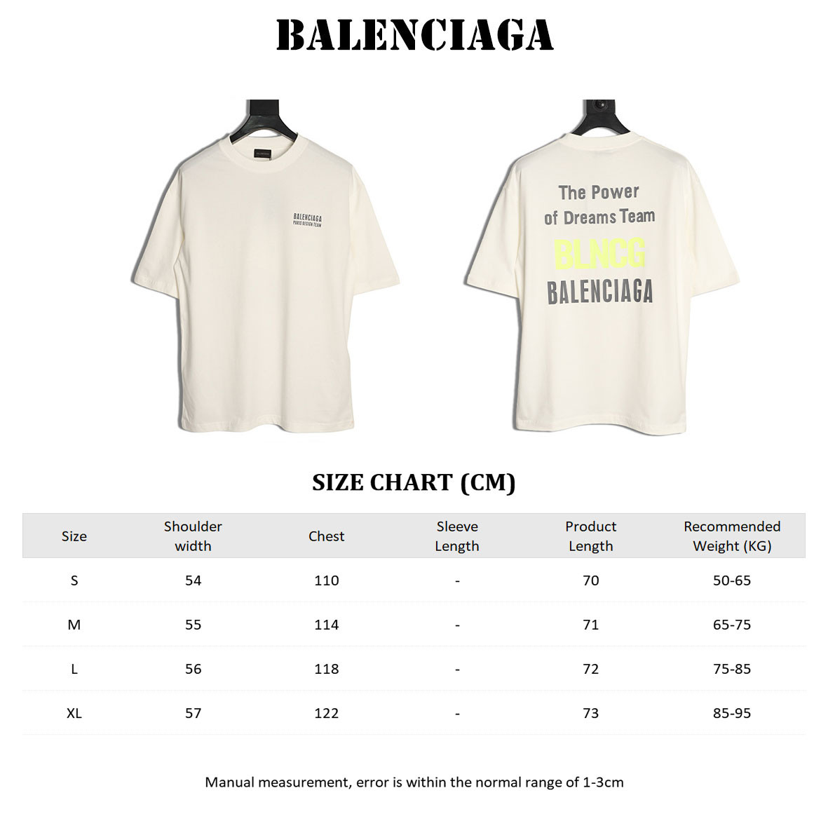 Ba1en*iaga short-sleeved t-shirt