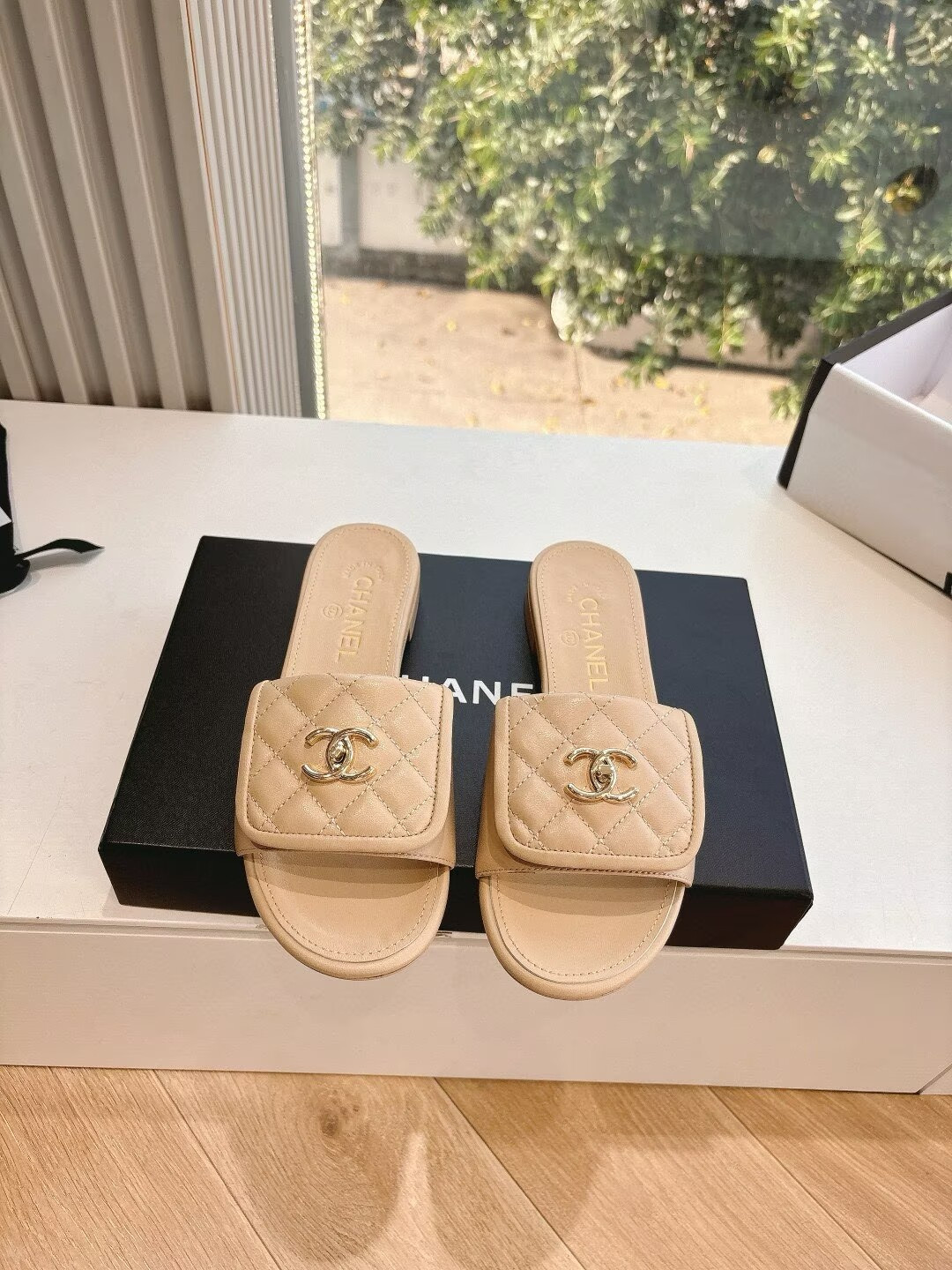 UA Chanel Slippers