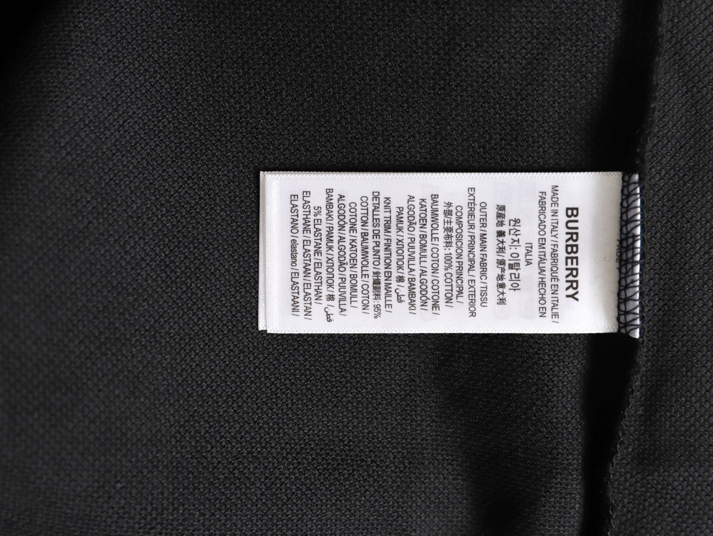 Burberry 26SS Short-sleeved Polo shirt