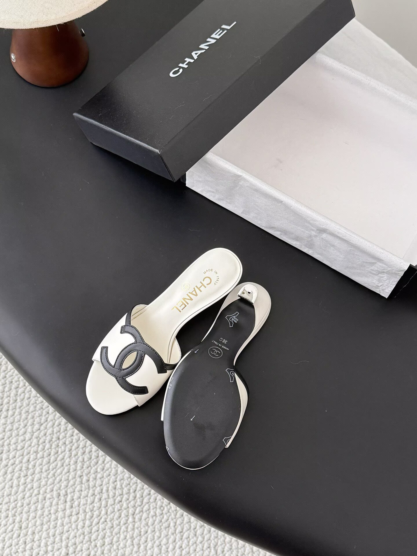 UA Chanel Sandals 4.5cm Heel