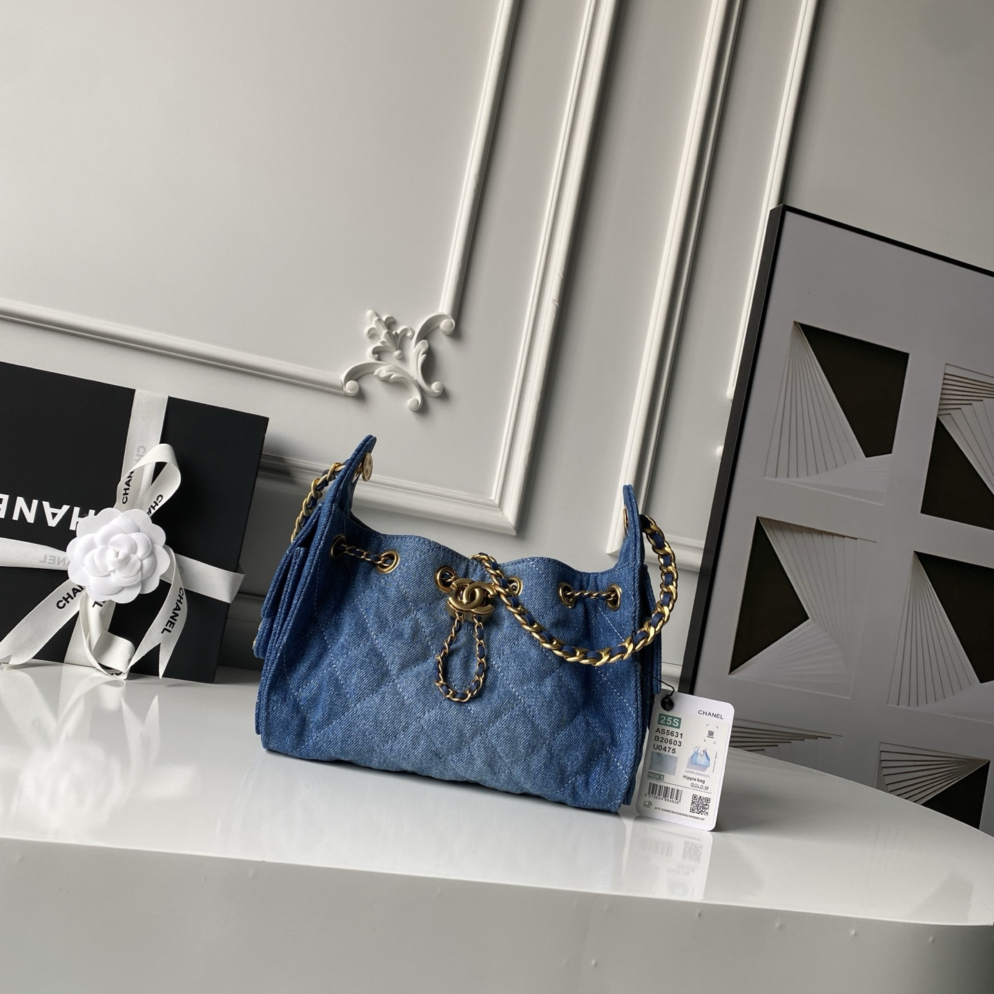 CHANEL 25C Bucket Bag 20x22x12.5cm