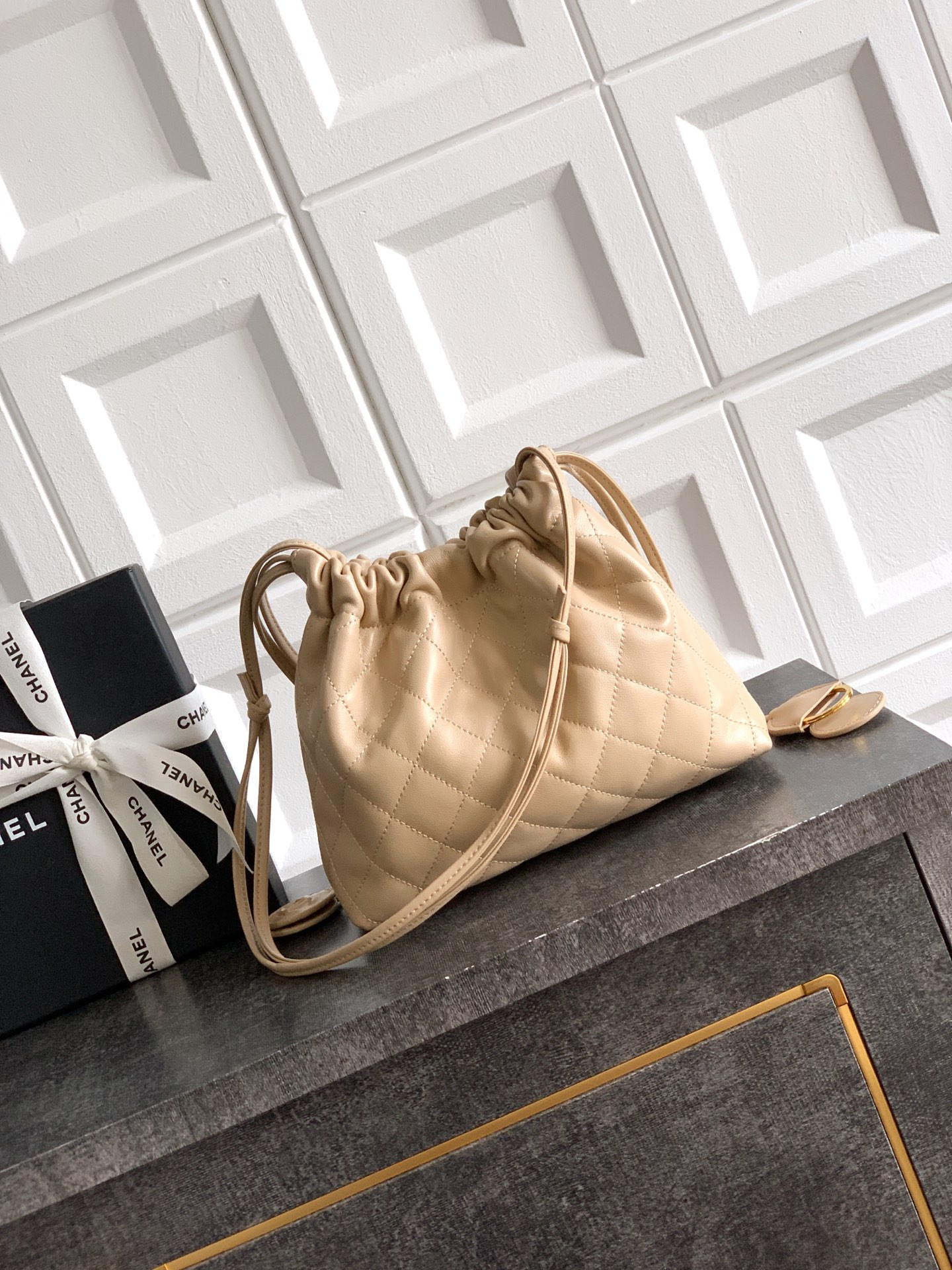 Chanel Clutch with Leather Strap AP5227 17x22x8cm