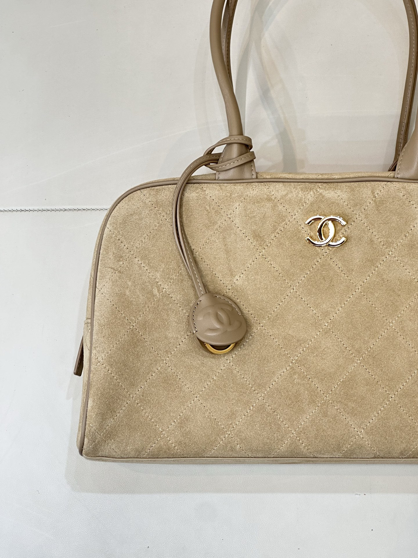 Chanel Bowling Bag 19x35x12.5cm