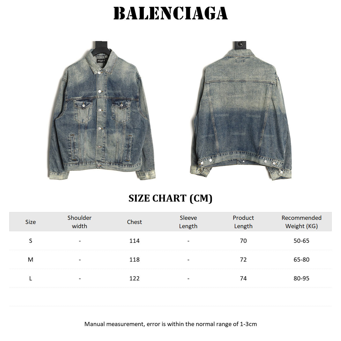 Balenciaga Denim Coats