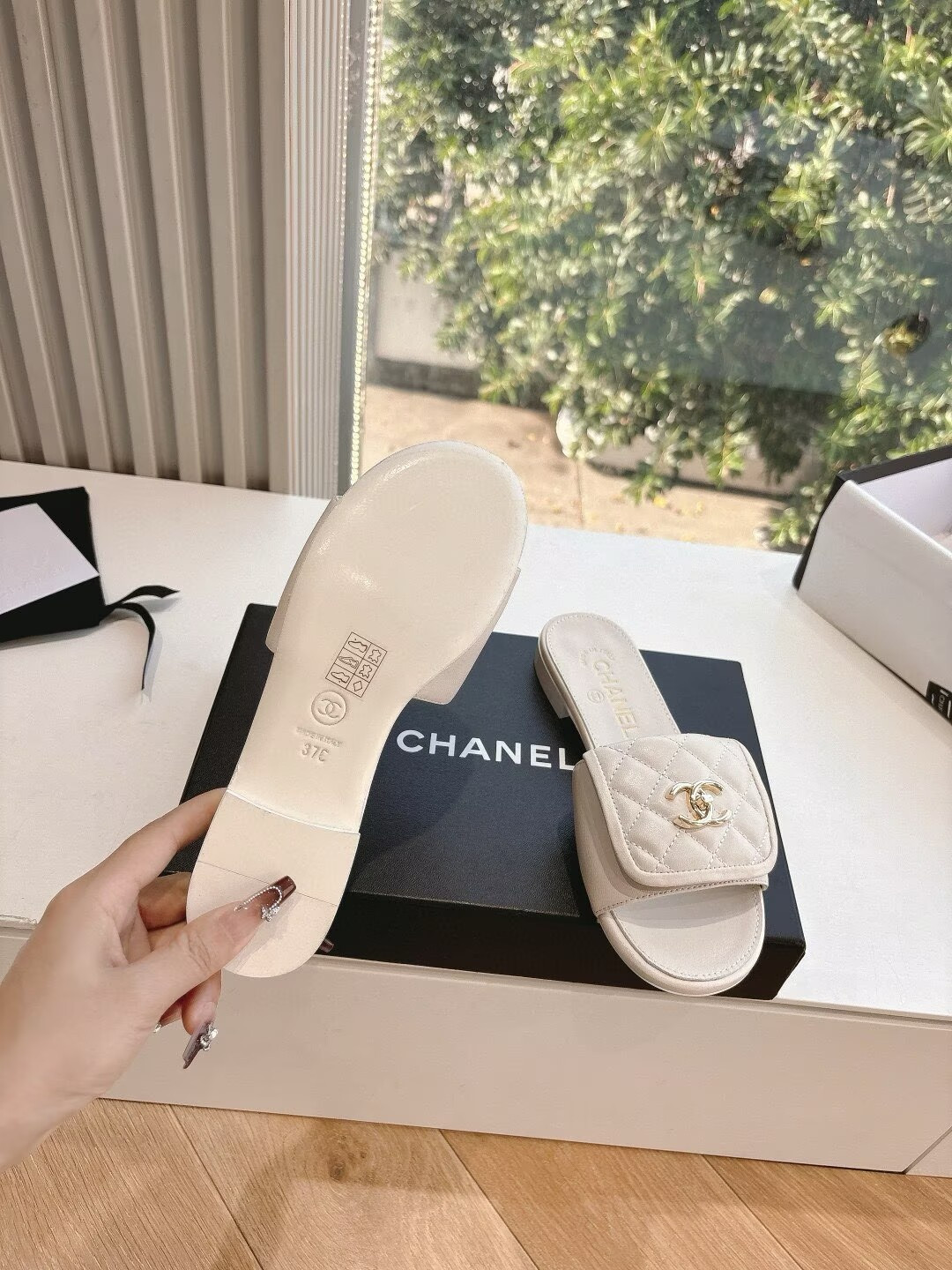 UA Chanel Slippers