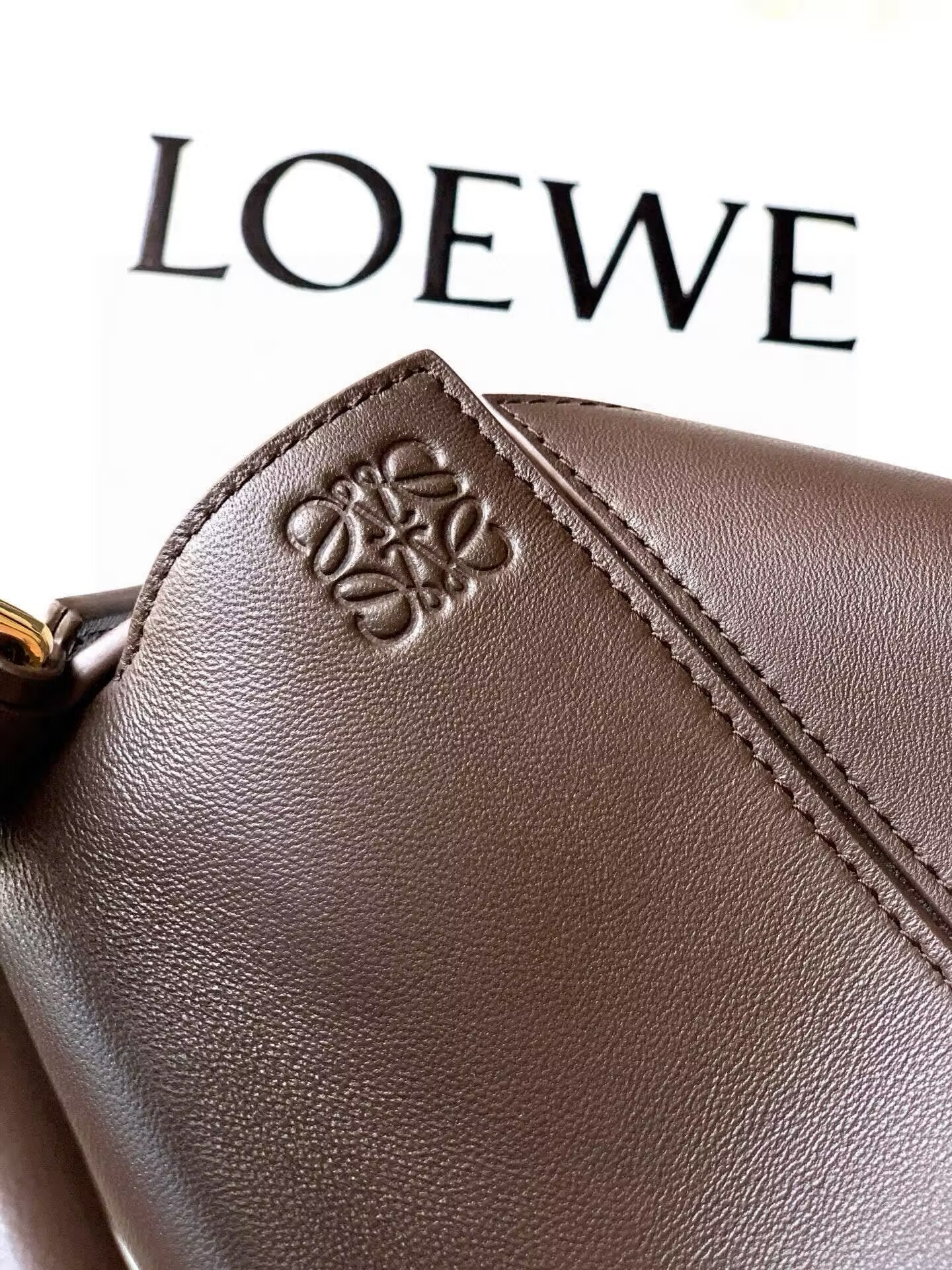 LOEWE Small Featherlight Puzzle Bag in Nappa Lambskin 16.5x24x10.5cm