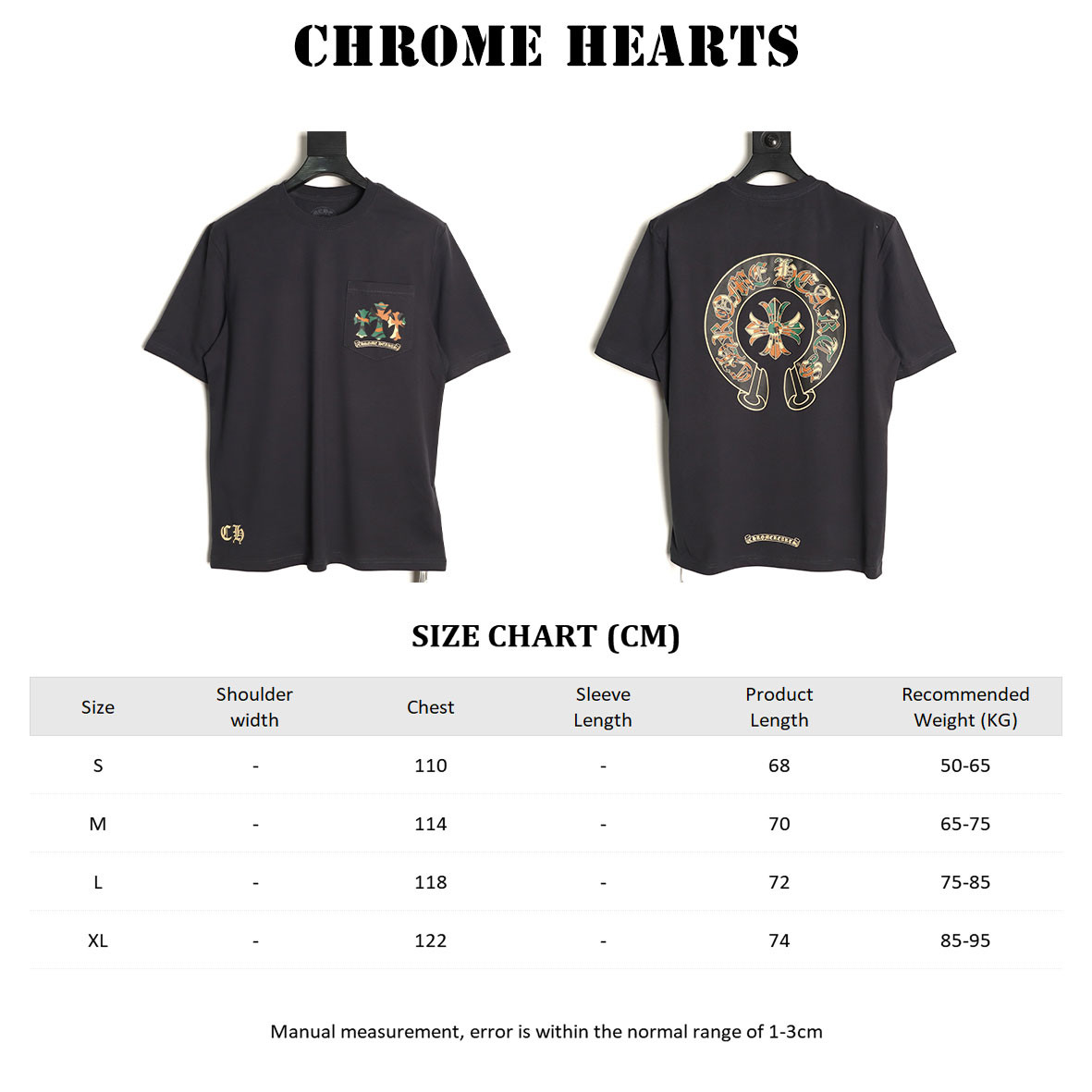 Ch*0me He**ts short-sleeved t-shirt