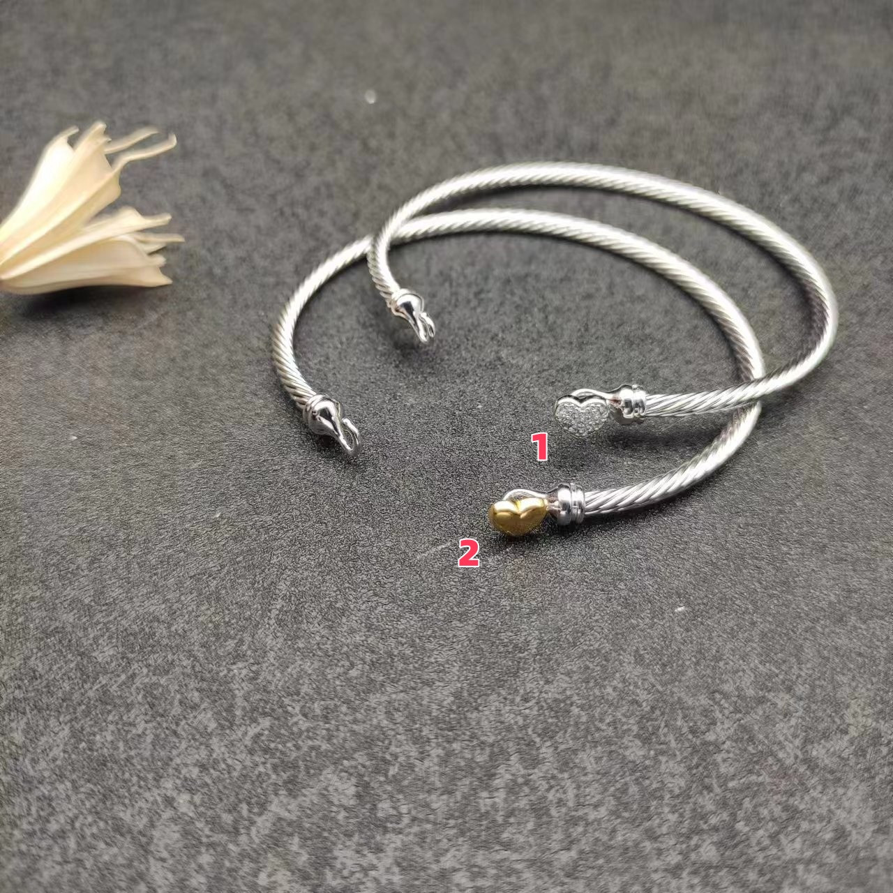 dau1d Yvrm*n 3mm hook bracelet(wrist circumference 15-18cm)