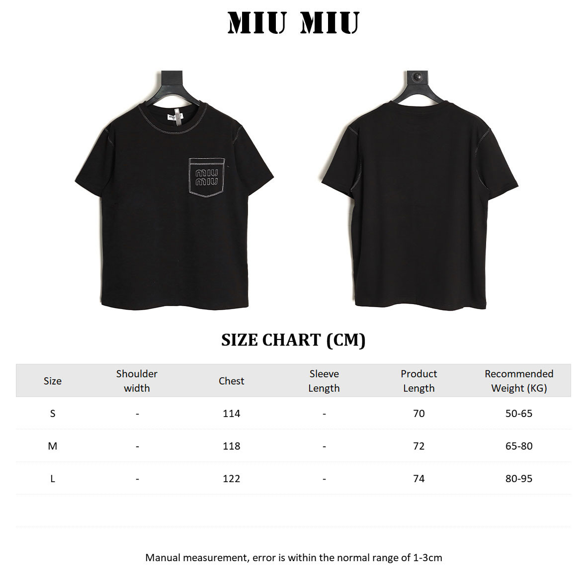 M1v M1v short-sleeved t-shirt