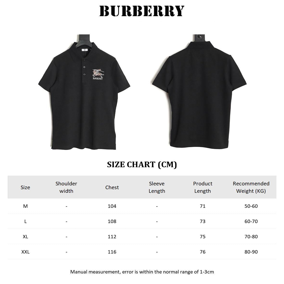 Burberry 26SS Short-sleeved Polo shirt