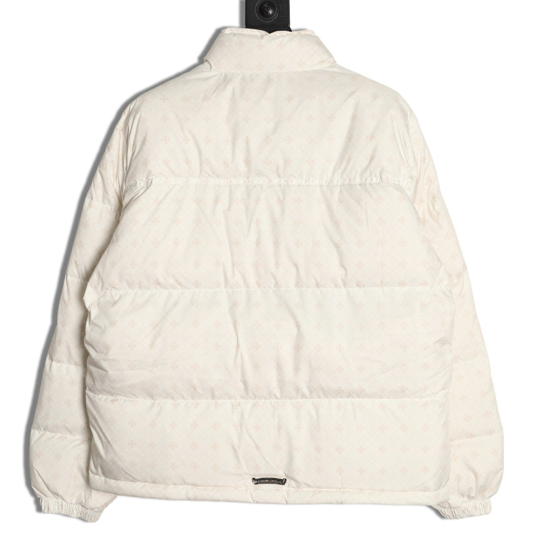 Ch*0me He**ts short puffer jacket