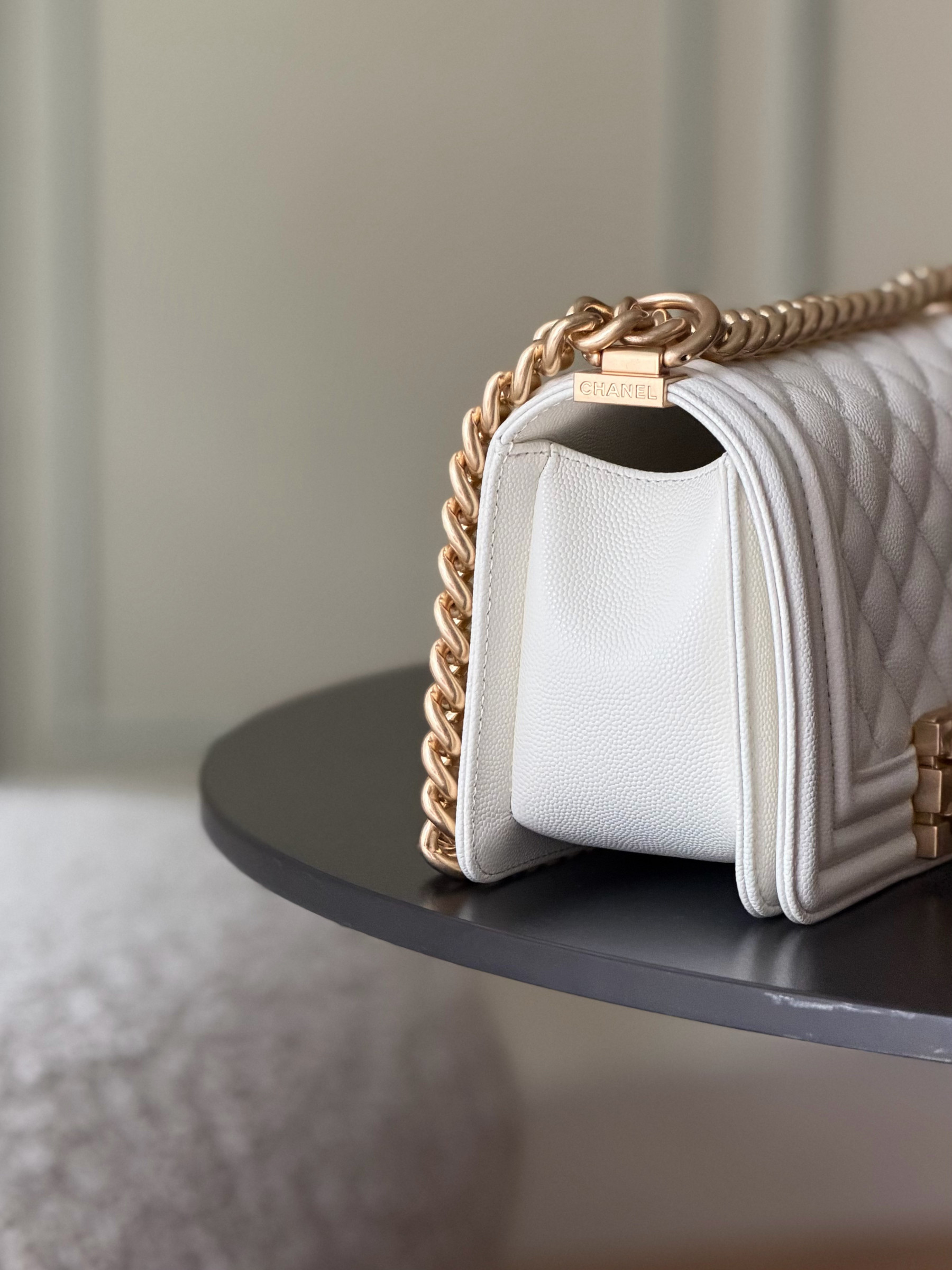 Chanel Boy Handbag 12x20x7cm