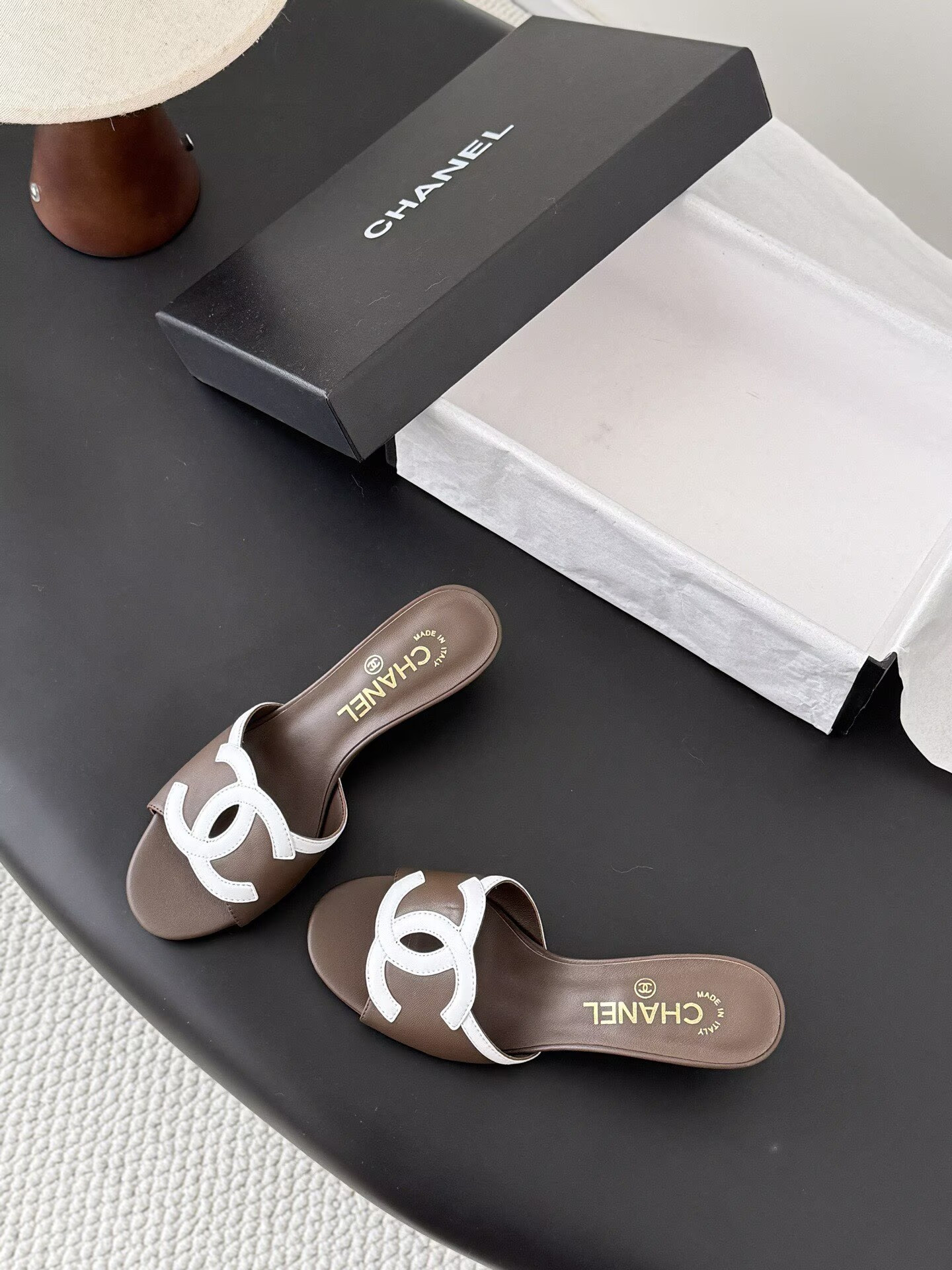 UA Chanel Sandals 4.5cm Heel