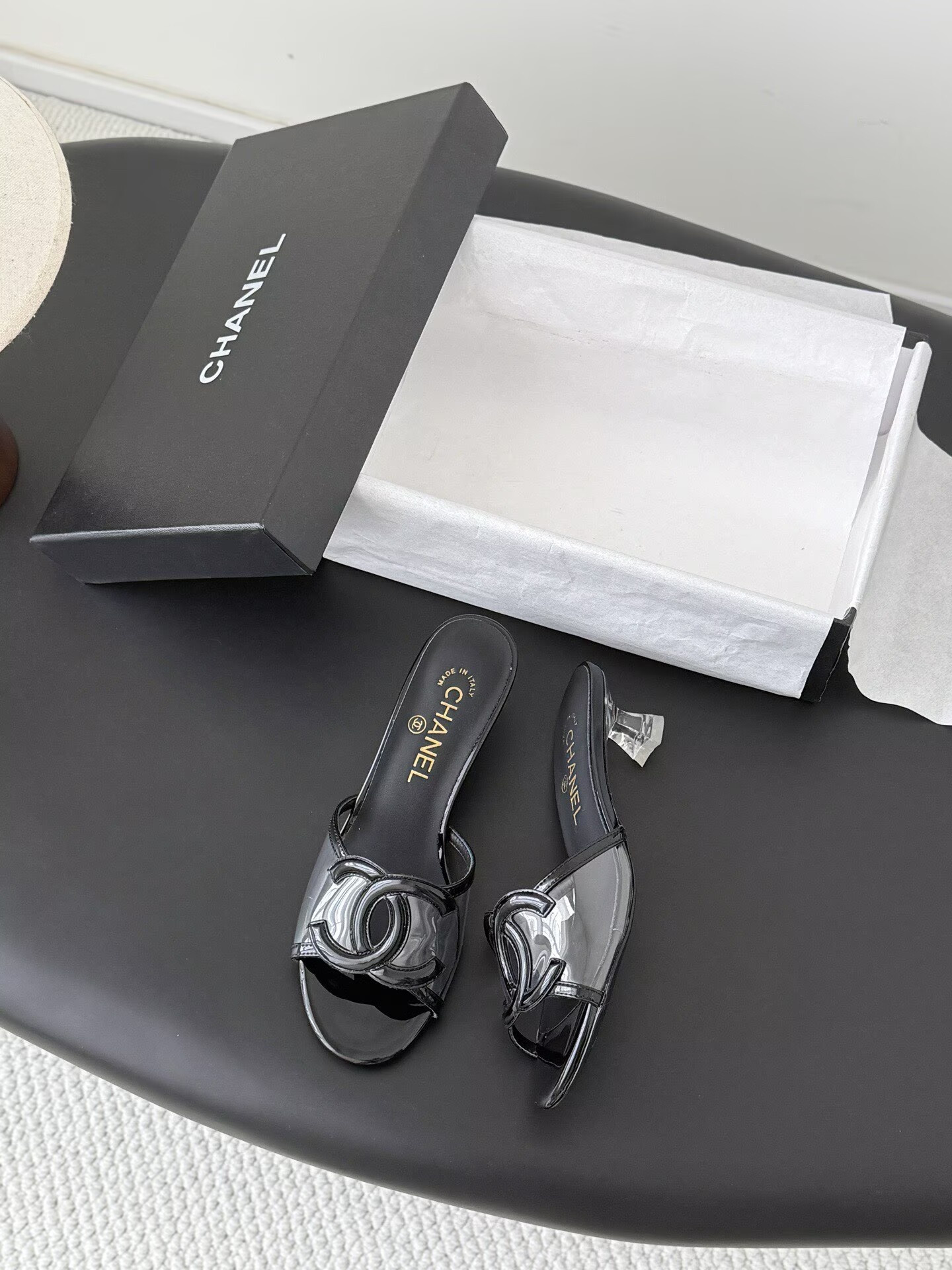 UA Chanel Sandals 4.5cm Heel