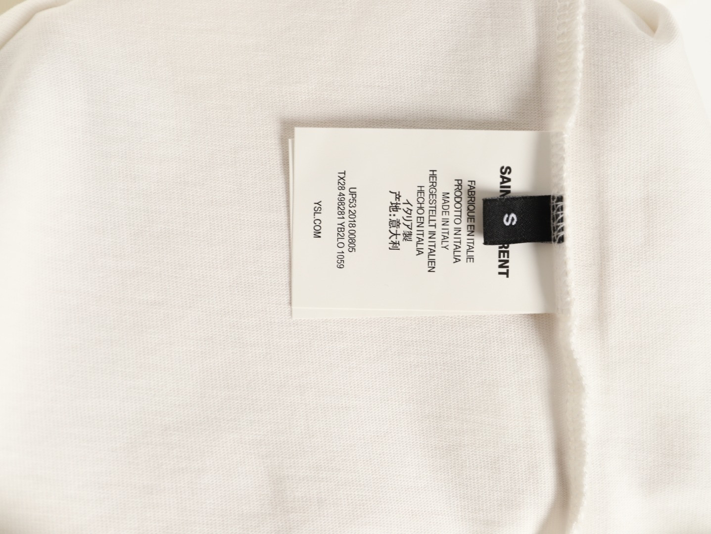 Sa1nt Lau*nt y51 short-sleeved t-shirt