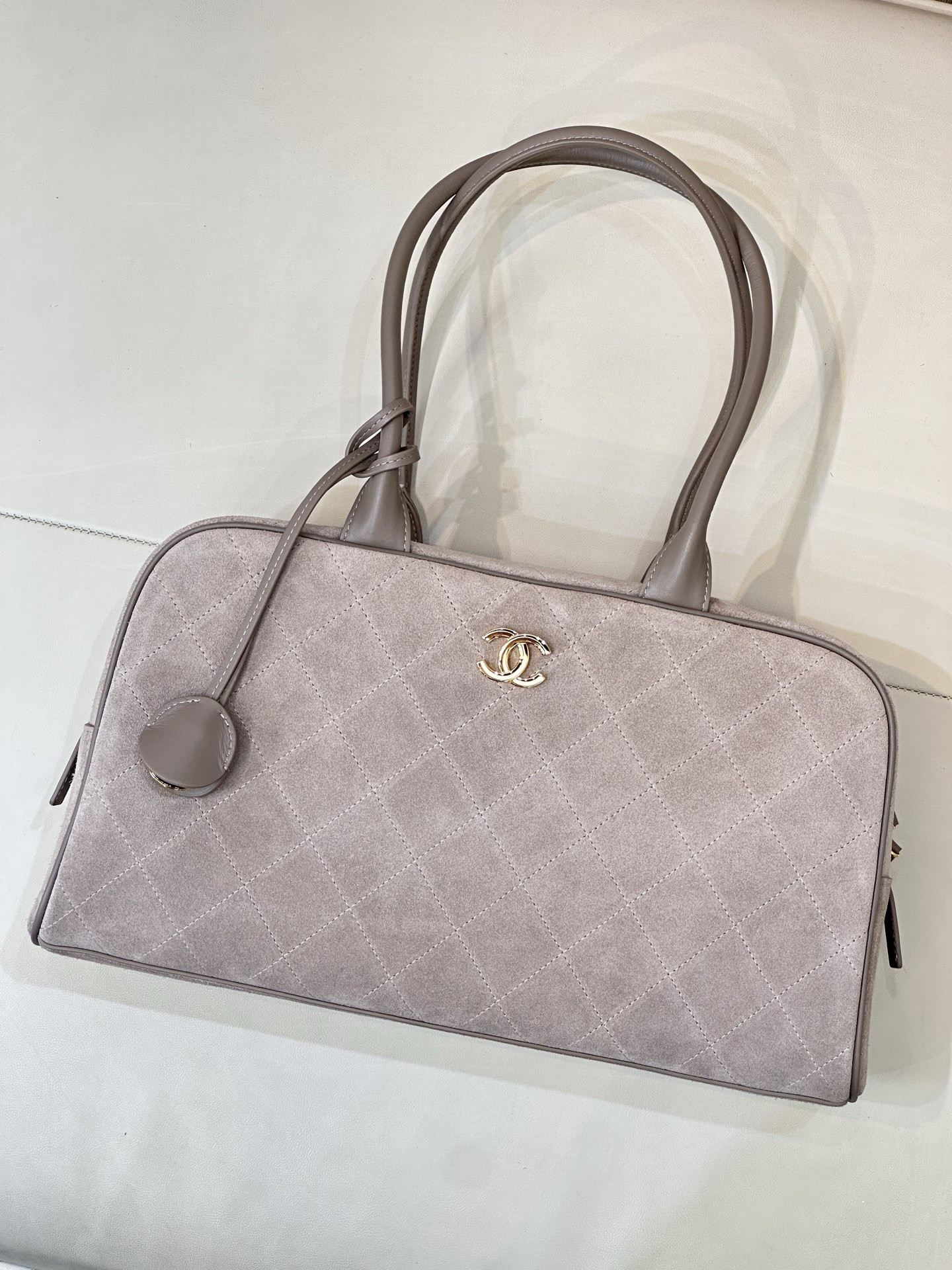 Chanel Bowling Bag 19x35x12.5cm