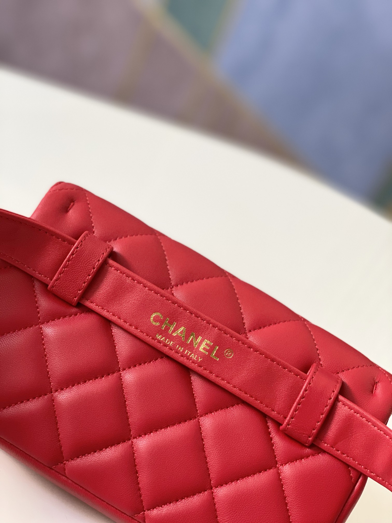 Chanel Quilted Waist Bag 18x12x3.5cm