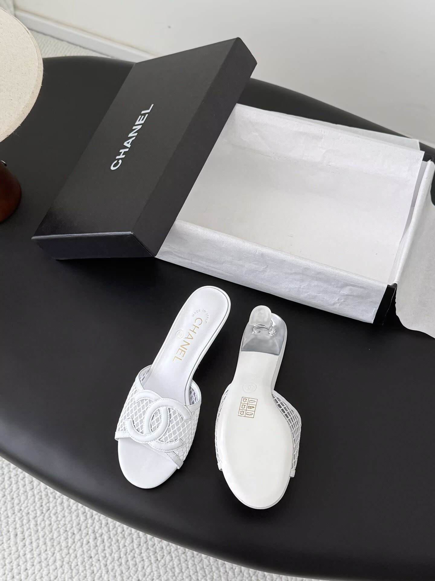 UA Chanel Sandals 4.5cm Heel