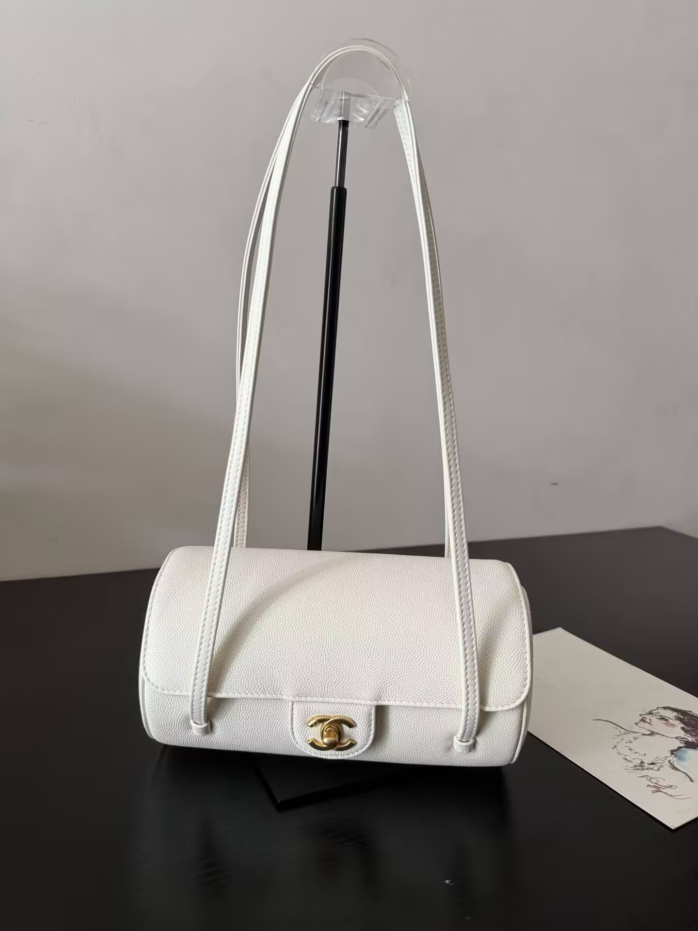 Chanel Small Bowling Bag AS6143 10x20.5x10cm