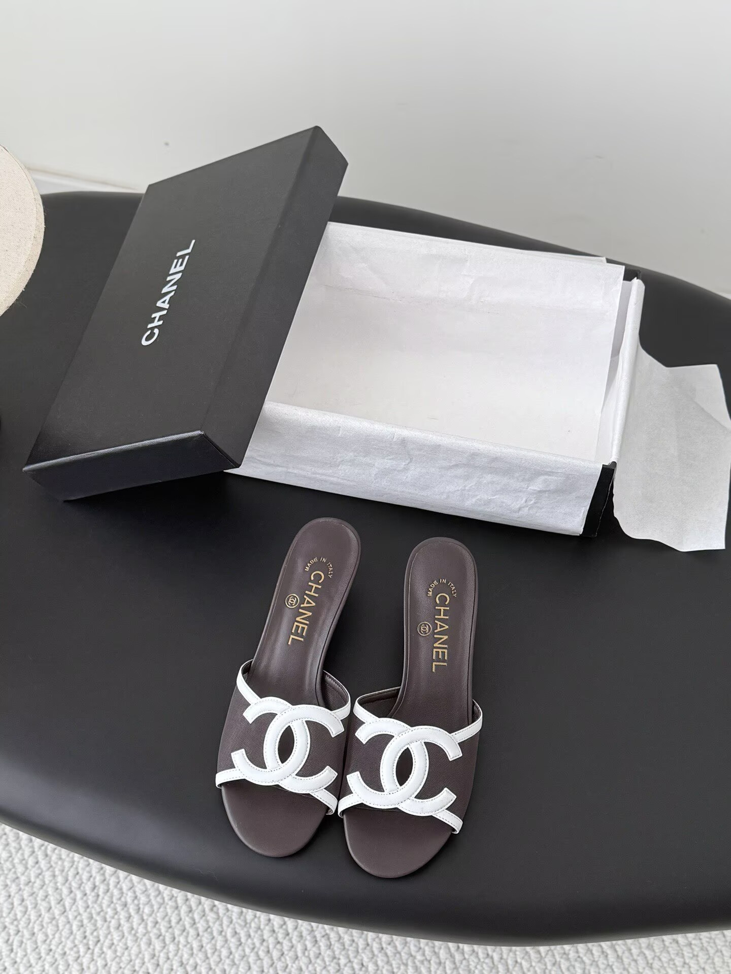 UA Chanel Sandals 4.5cm Heel
