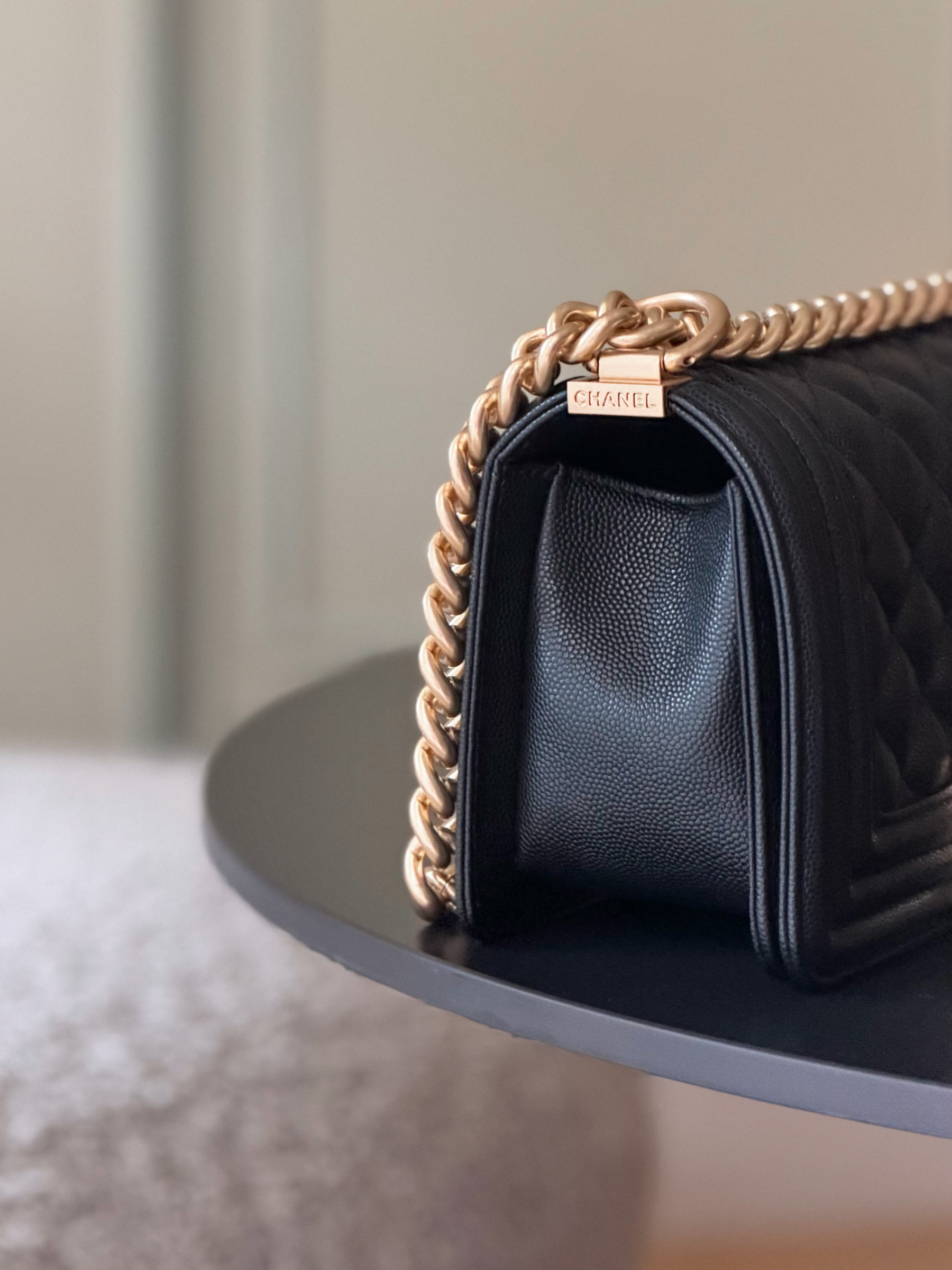 Chanel Boy Handbag 12x20x7cm