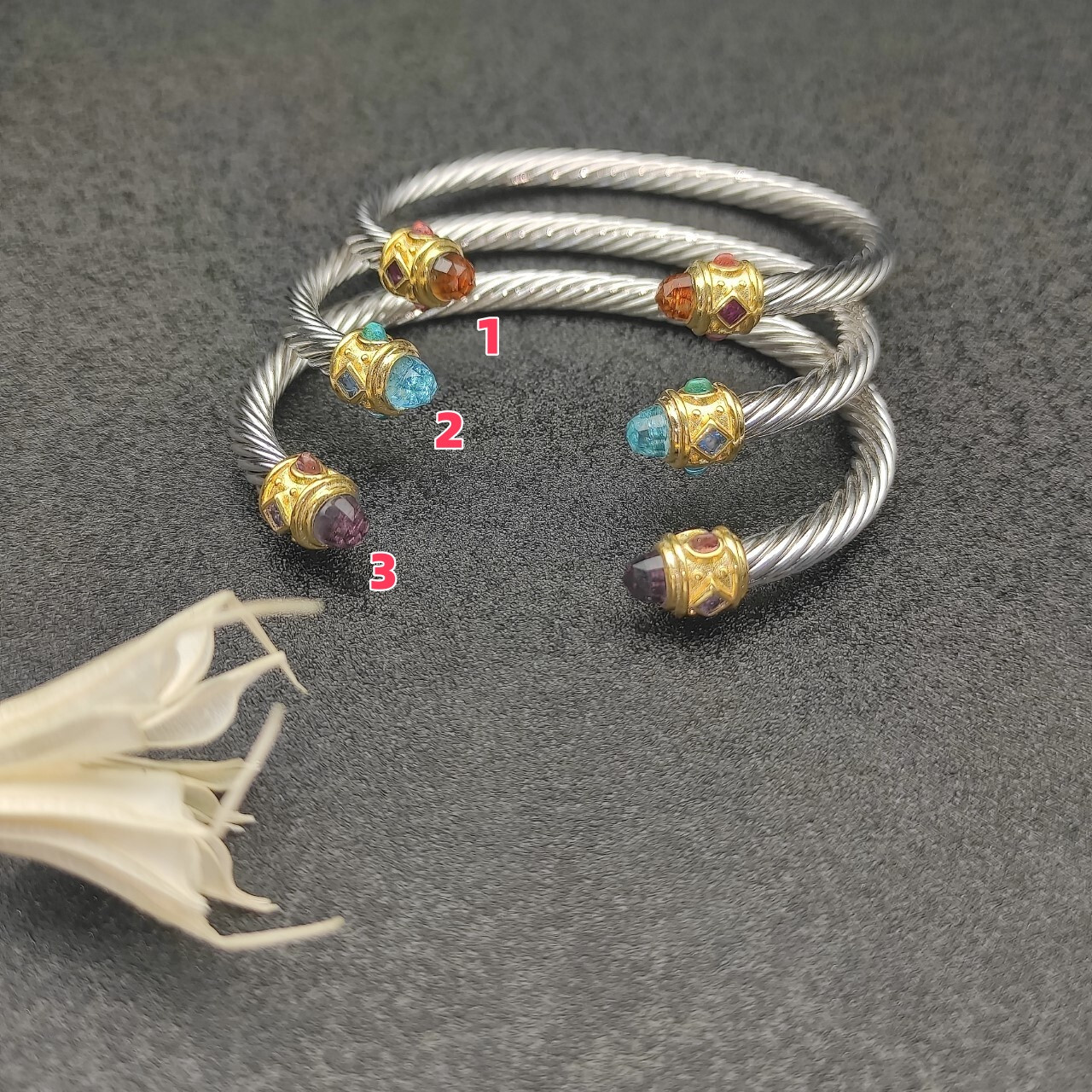 dau1d Yvrm*n 5mm wrap bracelet(wrist circumference 15-20cm)