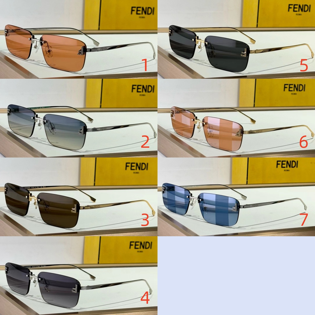F**di glasses fe4172us 58-18-140