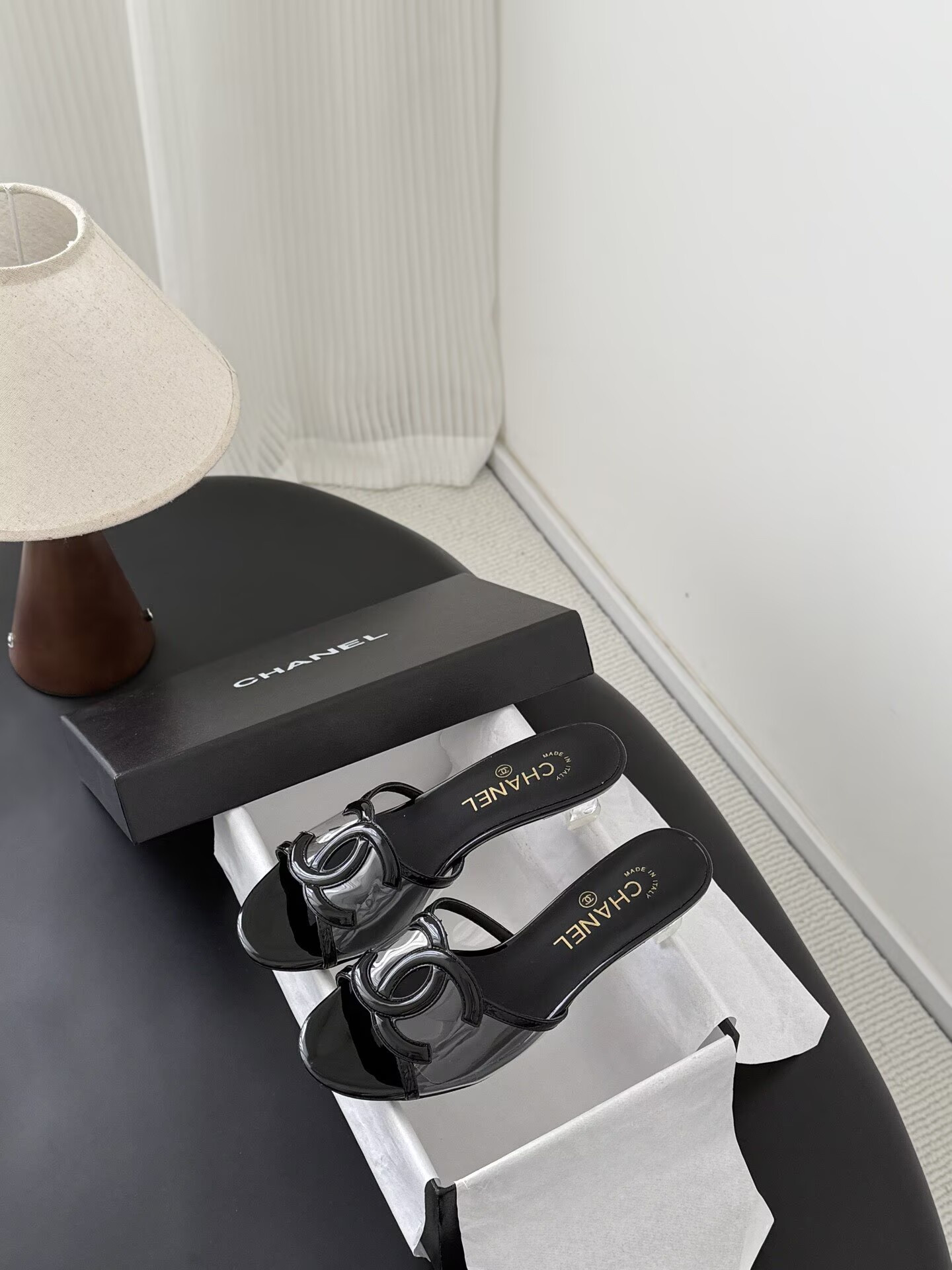 UA Chanel Sandals 4.5cm Heel
