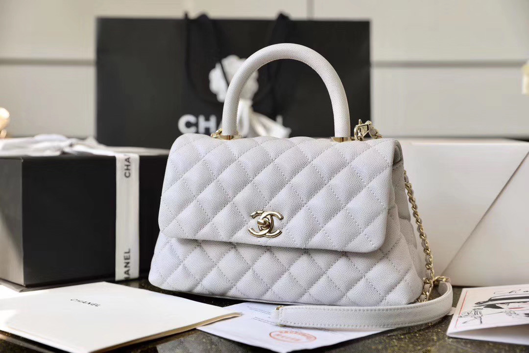 Ch**el Small coco handle bag
