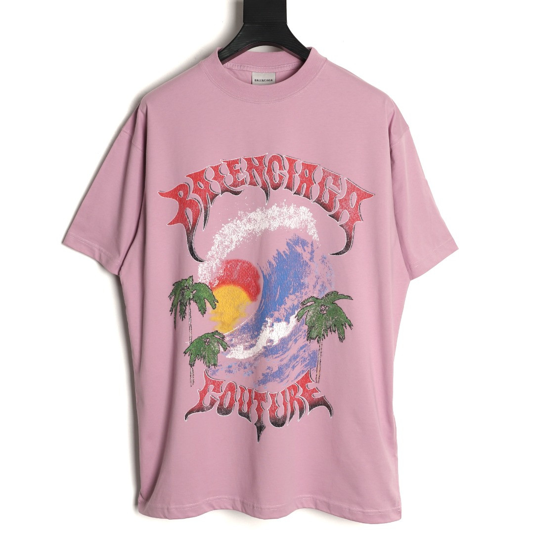 Ba1en*iaga 26ss short-sleeved t-shirt