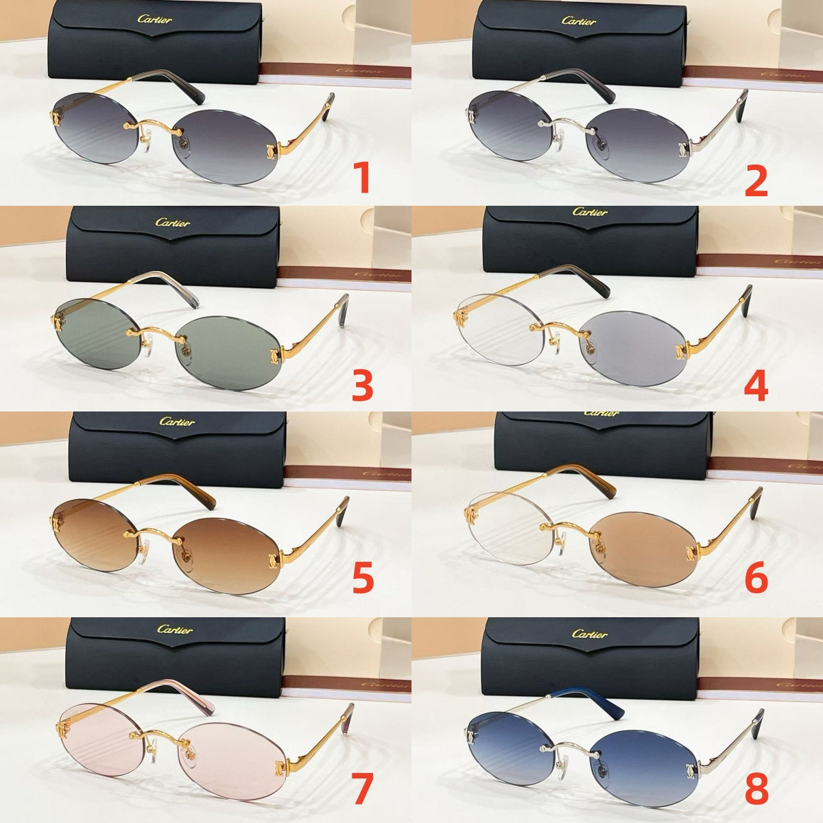 Ca*t1er glasses