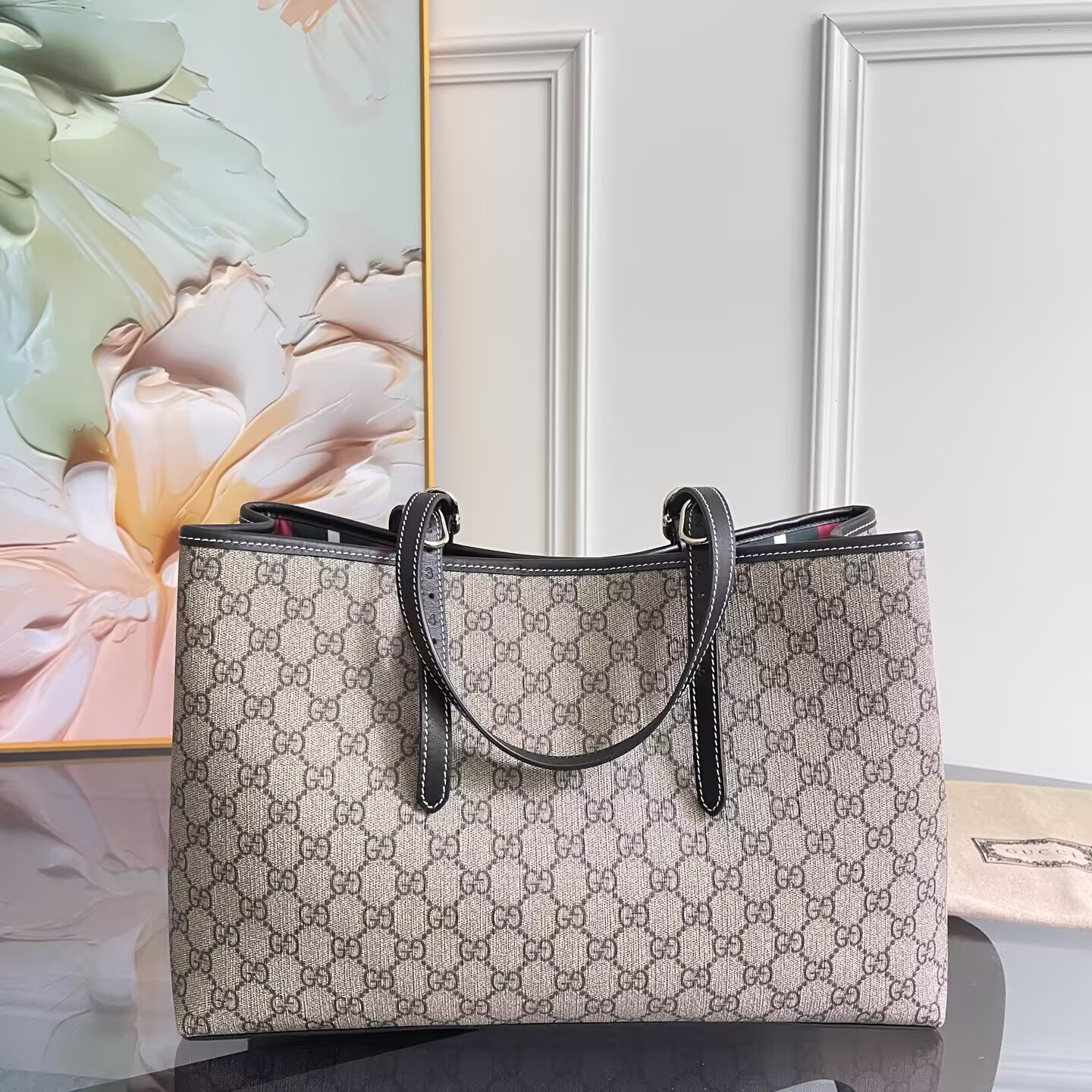 Gvc*1 gg emblem large tote bag 38x25x15cm