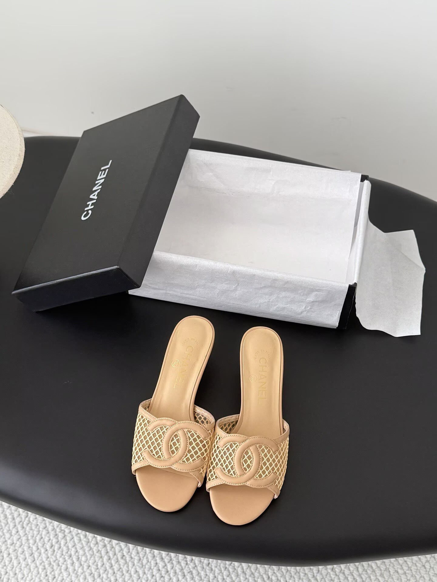 UA Chanel Sandals 4.5cm Heel