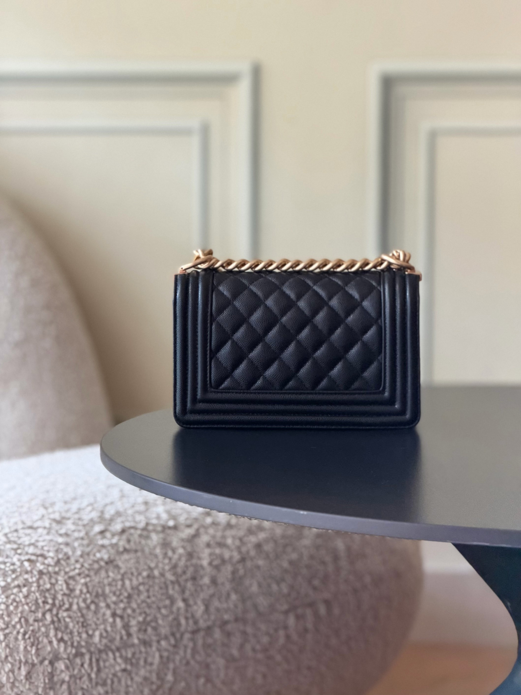 Chanel Boy Handbag 12x20x7cm