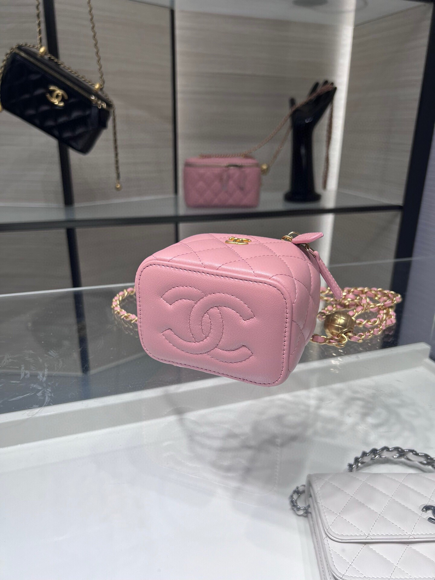 Chanel Small Vanity with Chain 8.5x11x7cm