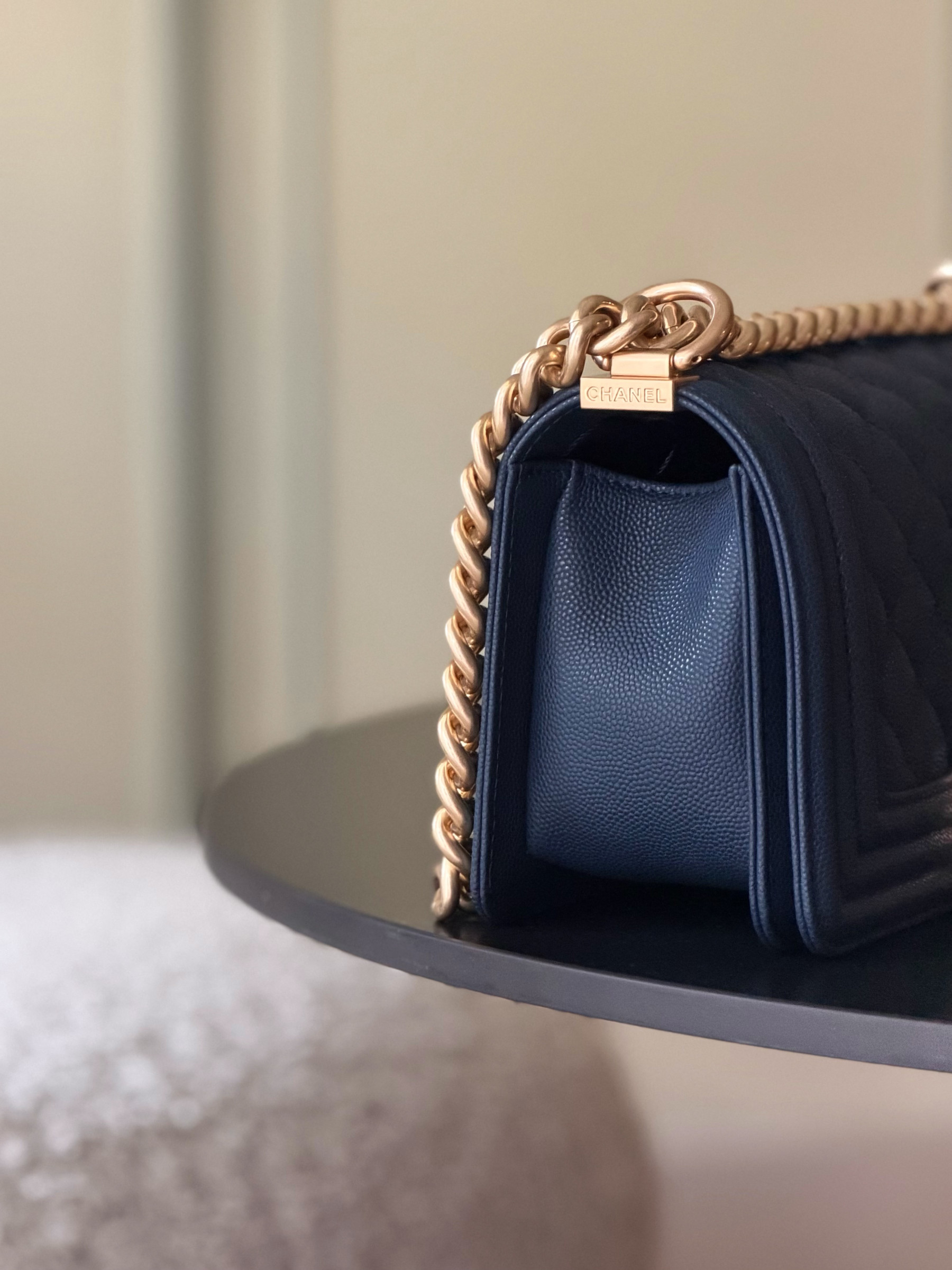 Chanel Boy Handbag 12x20x7cm